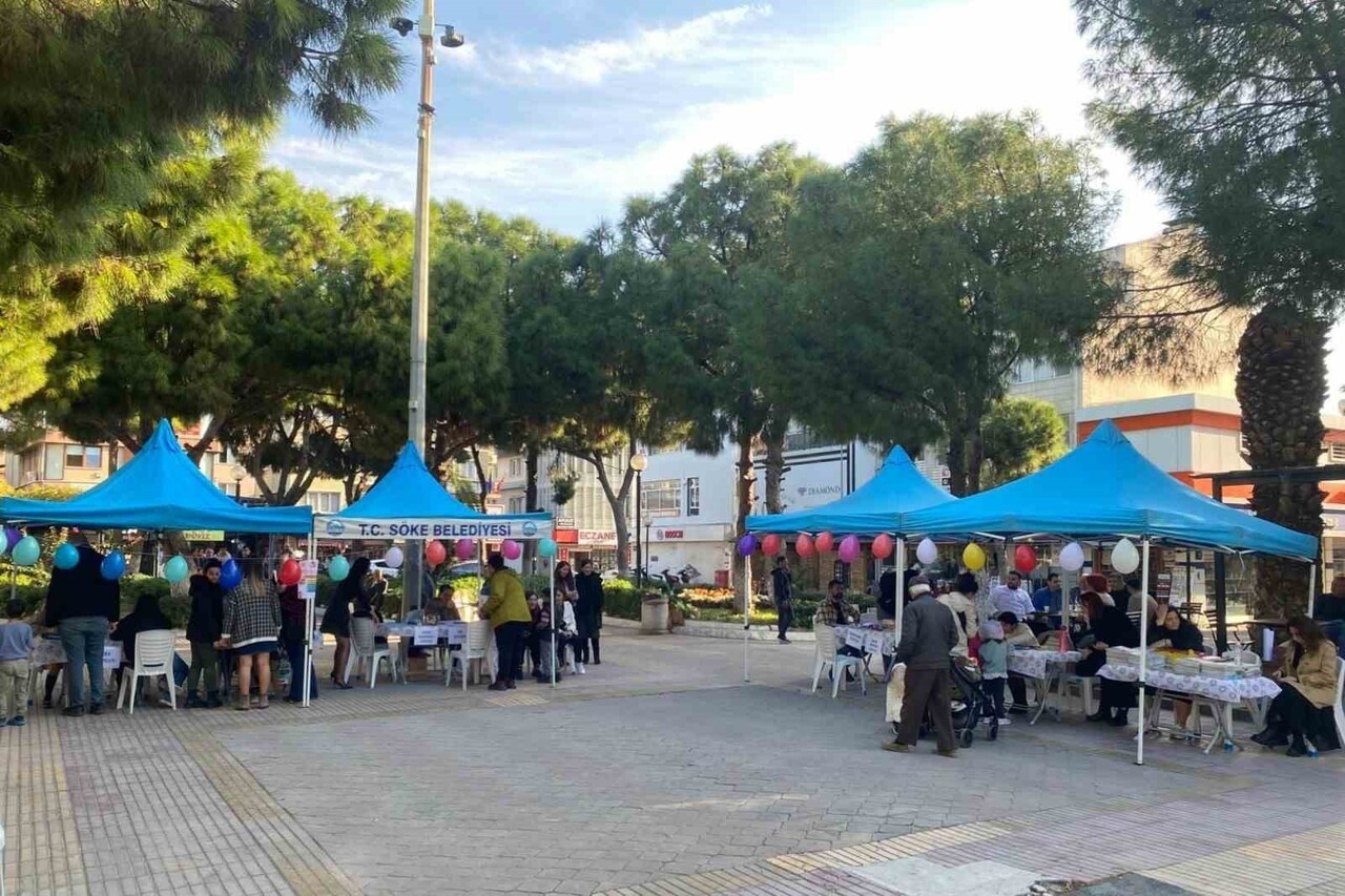 ETKİNLİĞE SÖKE BELEİDYESİ DE DESTEK VERDİ