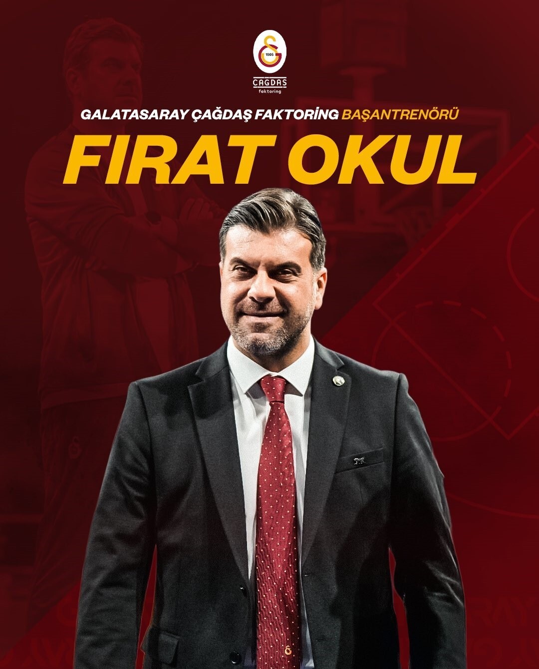 GALATASARAY KADIN BASKETBOL TAKIMI'NDA EKREM MEMNUN'DAN BOŞALAN BAŞANTRENÖRLÜK GÖREVİNE FIRAT OKUL...