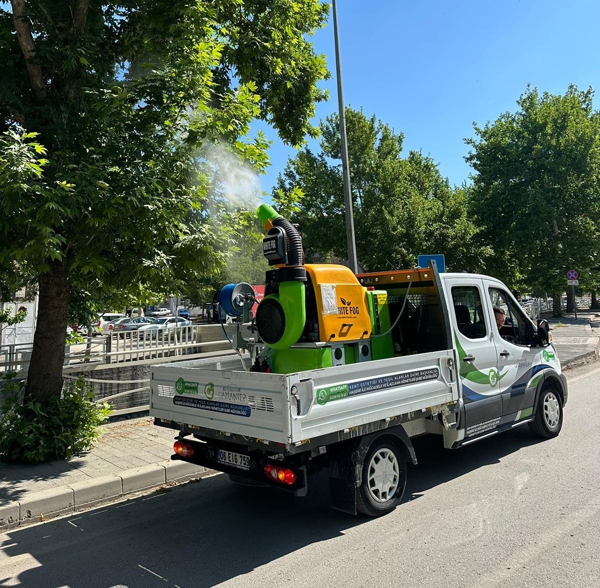 GAZİANTEP BÜYÜKŞEHİR, İLAÇLAMA ÇALIŞMALARINI ARTTIRDI