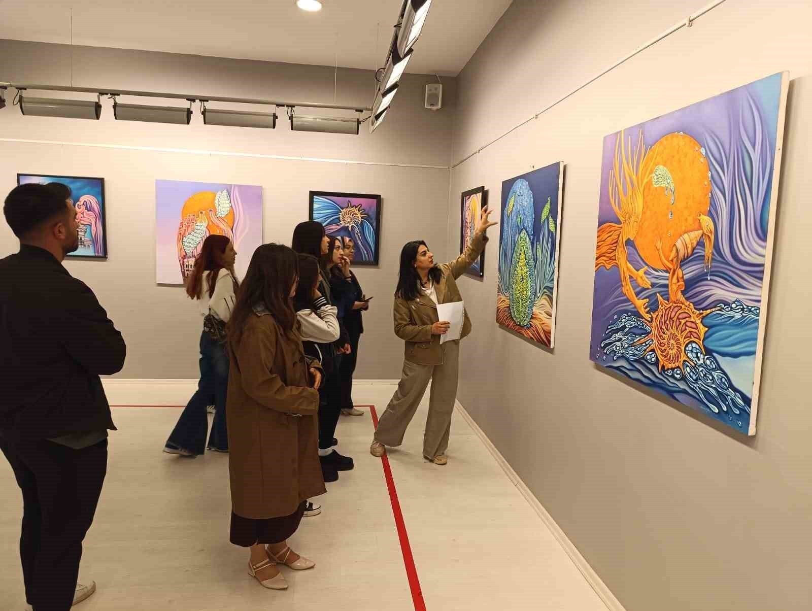 GAZİANTEP ÜNİVERSİTESİ GÜZEL SANATLAR FAKÜLTESİ ÖĞRENCİLERİ, "MÜZELER VE SANAT GALERİLERİ" İSİMLİ...