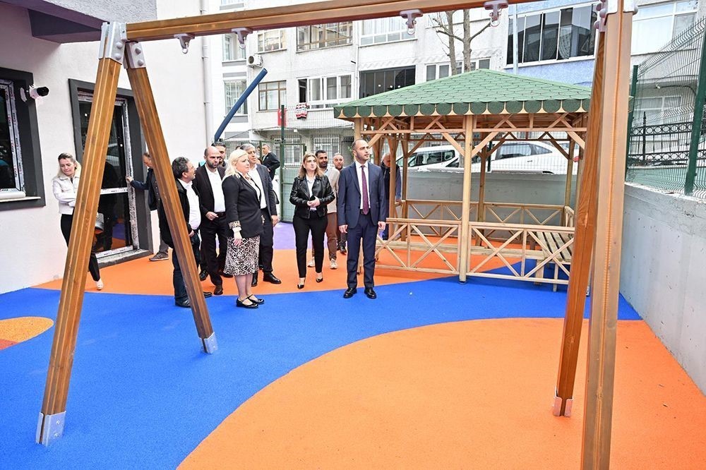 GAZİOSMANPAŞA HÜRRİYET MAHALLESİ’NDE YAPIMI TAMAMLANMAK ÜZERE OLAN GAZİOSMANPAŞA BELEDİYESİ ÇOCUK...