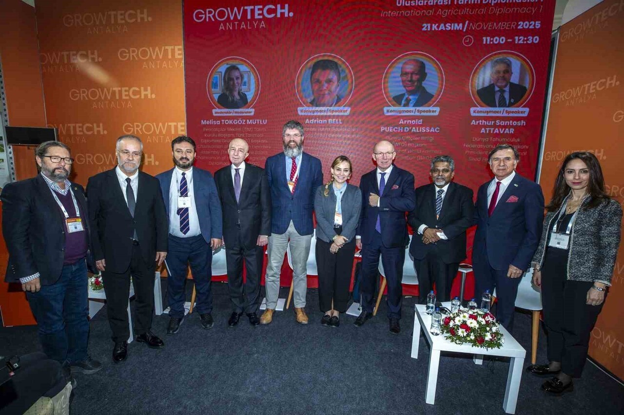 GROWTECH ANTALYA KAPSAMINDA DÜZENLENEN ULUSLARARASI TARIM DİPLOMASİSİ KONFERANSLARI, SEKTÖRÜN...