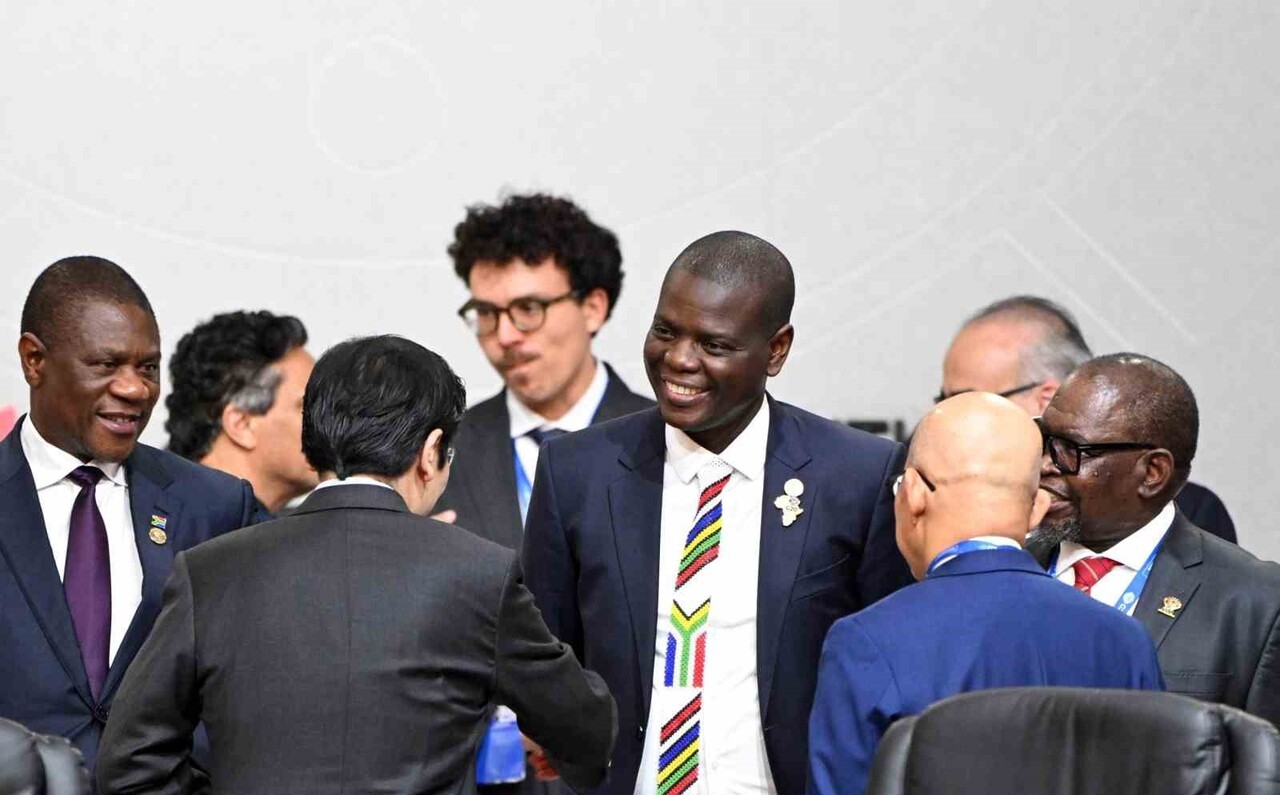 GÜNEY AFRİKA DEVLET BAŞKANI CYRİL RAMAPHOSA, PAZAR GÜNÜ JOHANNESBURG'DA DÜZENLENEN G20 LİDERLER...