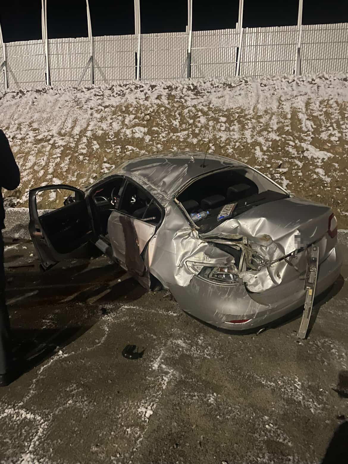 HAKKARİGÜCÜ-TRABZONSPOR MAÇINI YÖNETEN VAN BÖLGE HAKEMLERİ VAN'A DÖNÜŞ SIRASINDA GÜZELDERE TÜNELİ...