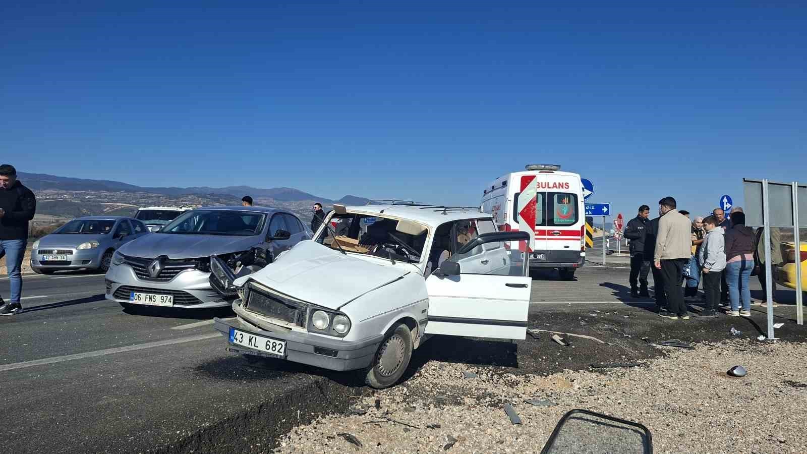 HİSARCIK’TA TRAFİK KAZASI: 1 YARALI