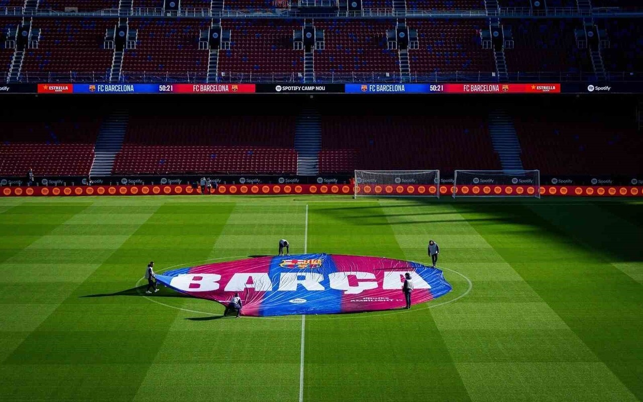 İSPANYOL EKİBİ BARCELONA, YENİLEME ÇALIŞMALARININ TAMAMLANDIĞI SPOTİFY CAMP NOU'YA ATHLETİC BİLBAO...
