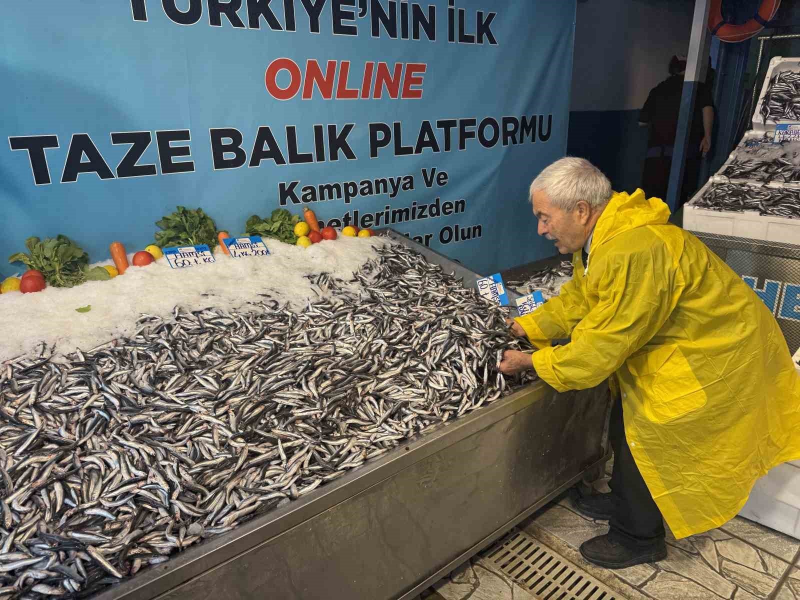 İSTANBUL BEYLİKDÜZÜ’NDE BULUNAN BİR BALIKÇIDA HAMSİ KİLOGRAM FİYATI 60 LİRADAN 4 KİLOSU İSE 200...