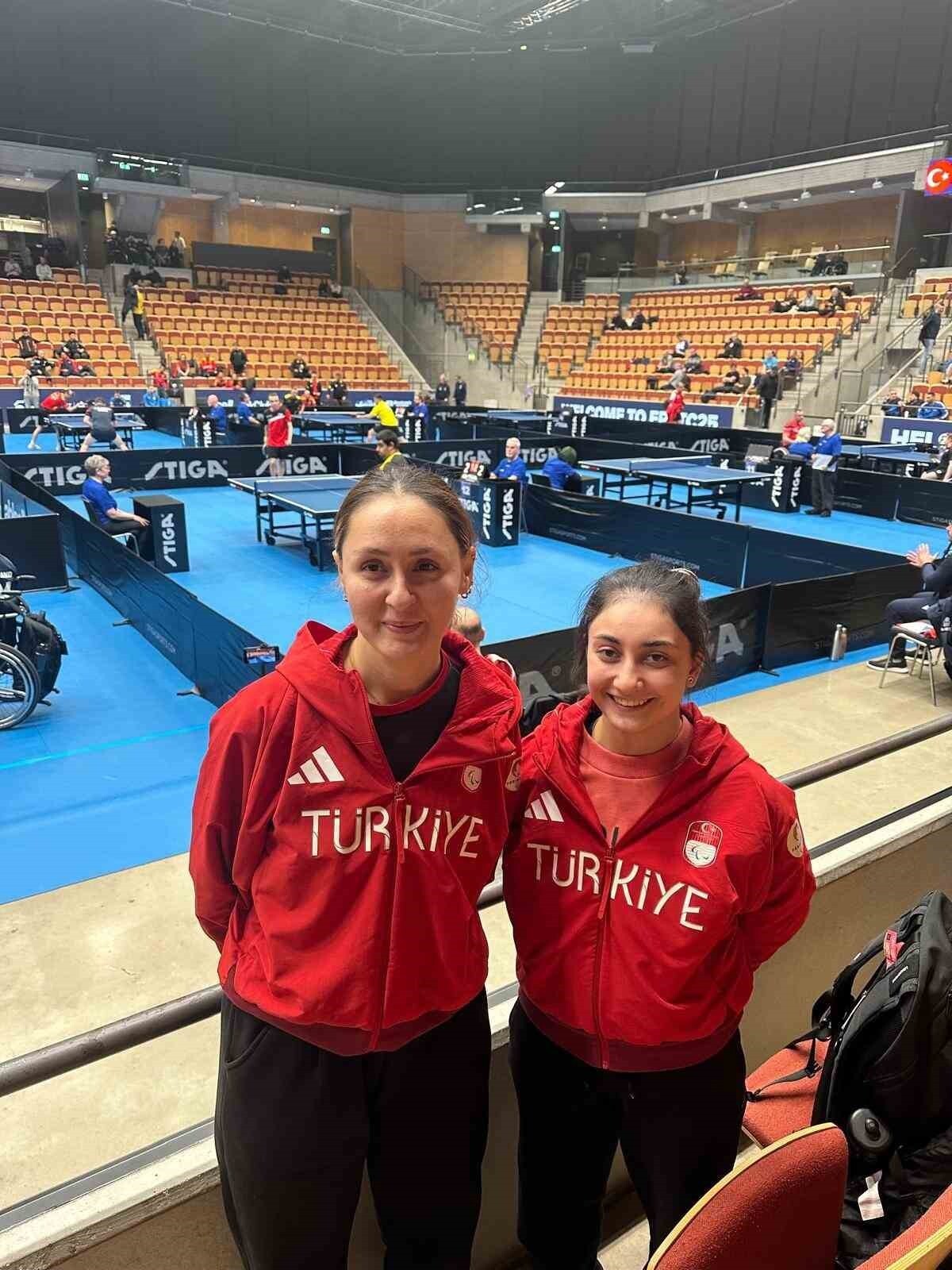 İSVEÇ’İN HELSİNGBORG KENTİNDE DEVAM EDEN ITTF PARA MASA TENİSİ AVRUPA ŞAMPİYONASI’NDA MİLLİ...