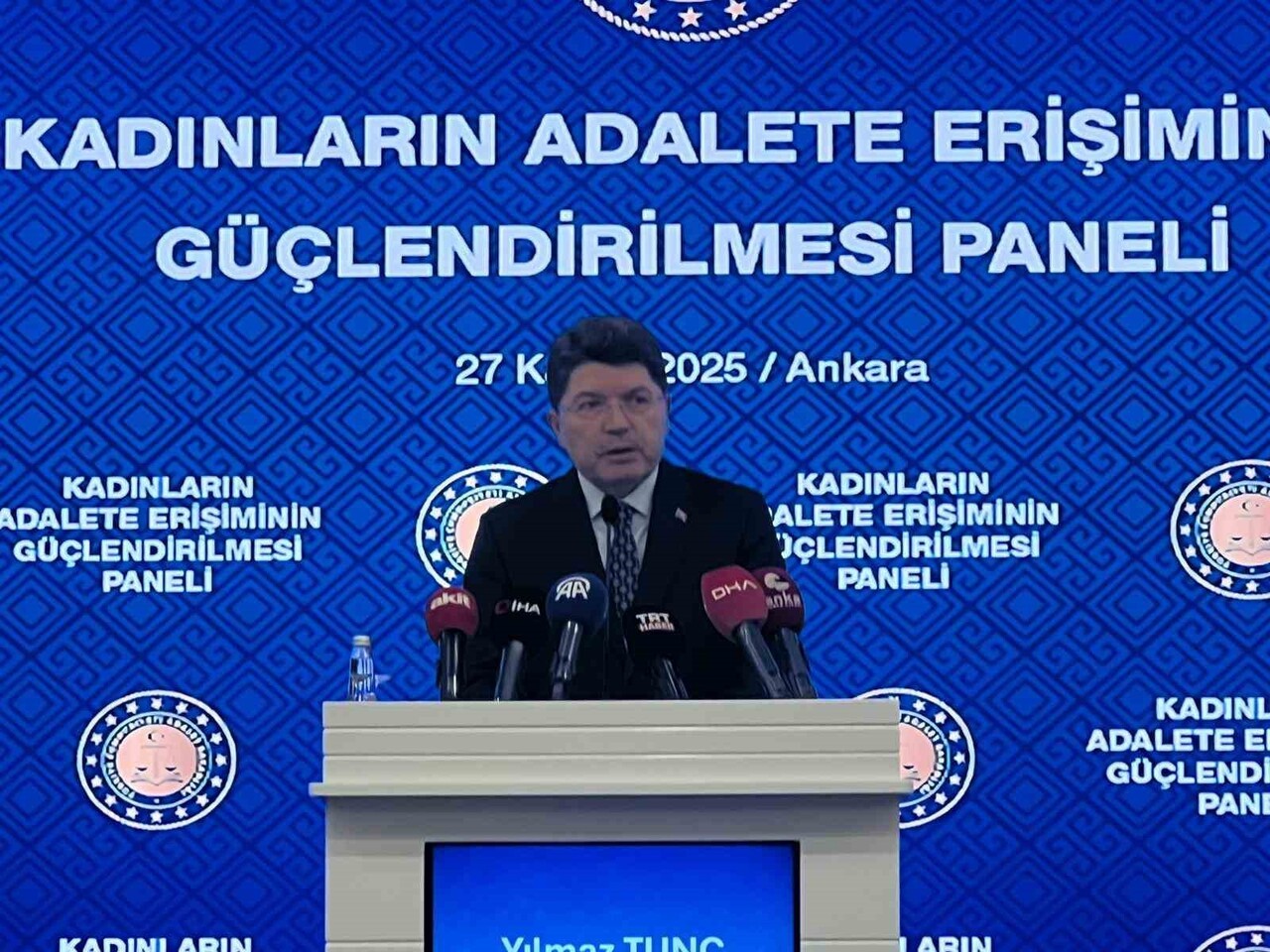 ‘KADINLARIN ADALETE ERİŞİMİNİN GÜÇLENDİRİLMESİ PANELİ’NE KATILAN ADALET BAKANI YILMAZ TUNÇ, "HEP...