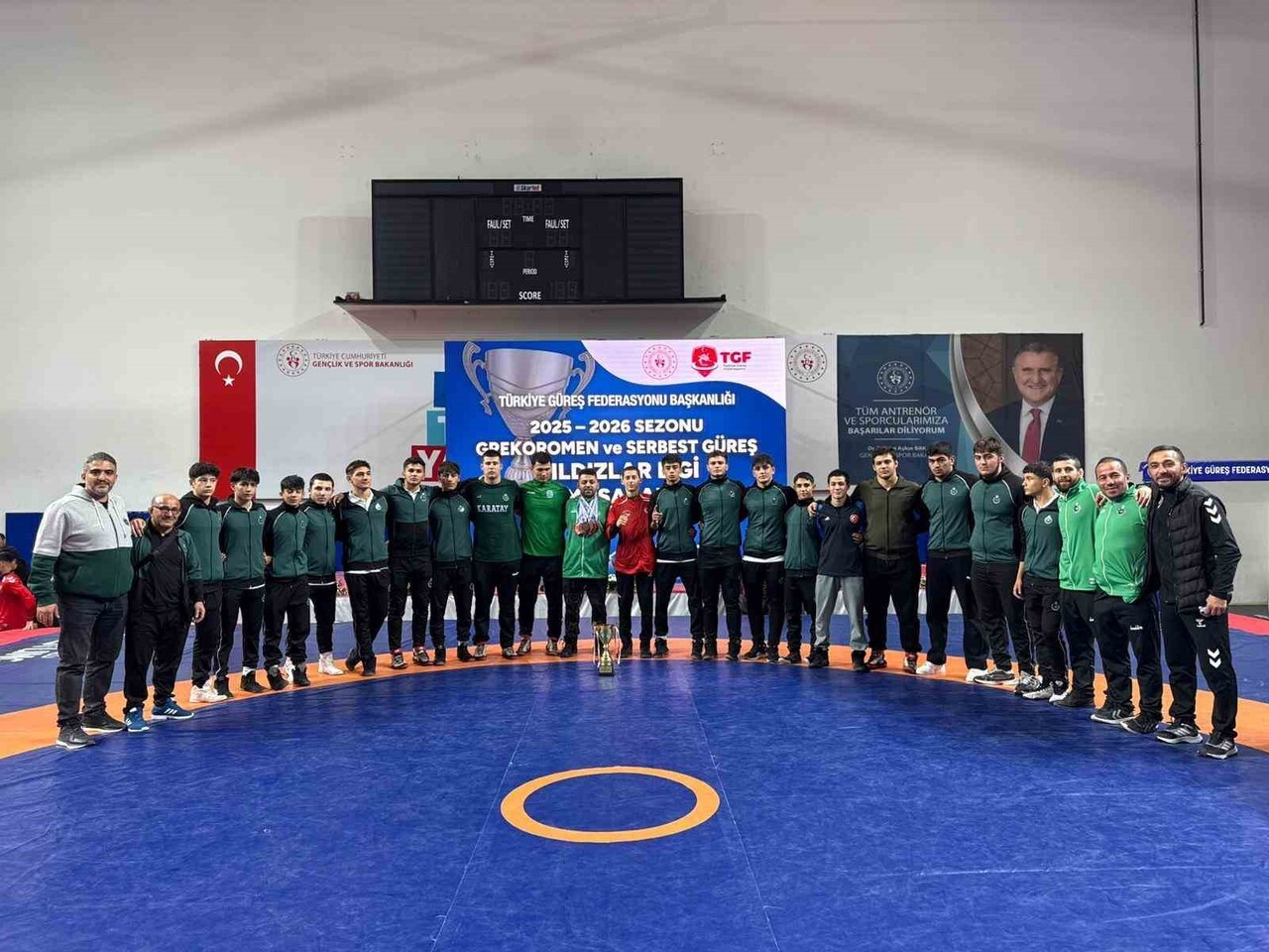 KARATAY BELEDİYESPOR YILDIZ ERKEK GÜREŞ TAKIMI, 2025-2026 GREKOROMEN GÜREŞ YILDIZLAR LİGİ’NDE...