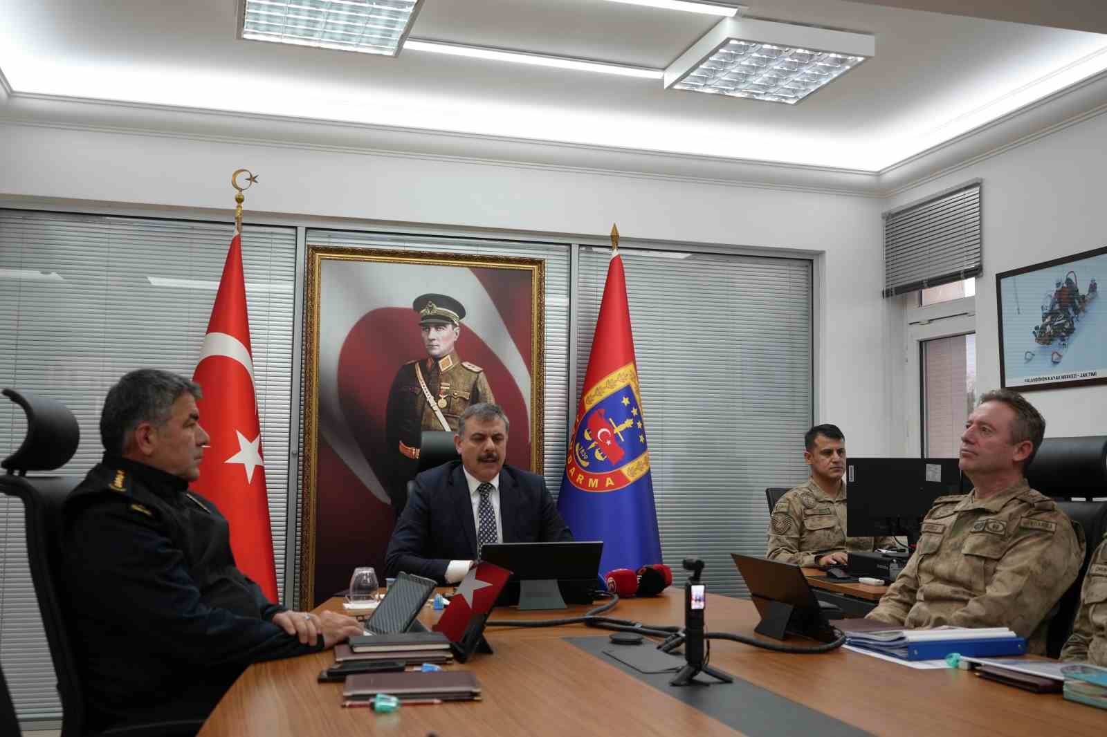 KASIM AYI ASAYİŞ VE GÜVENLİK TOPLANTISI, ERZURUM MUSTAFA ÇİFTÇİ BAŞKANLIĞINDA İL JANDARMA...