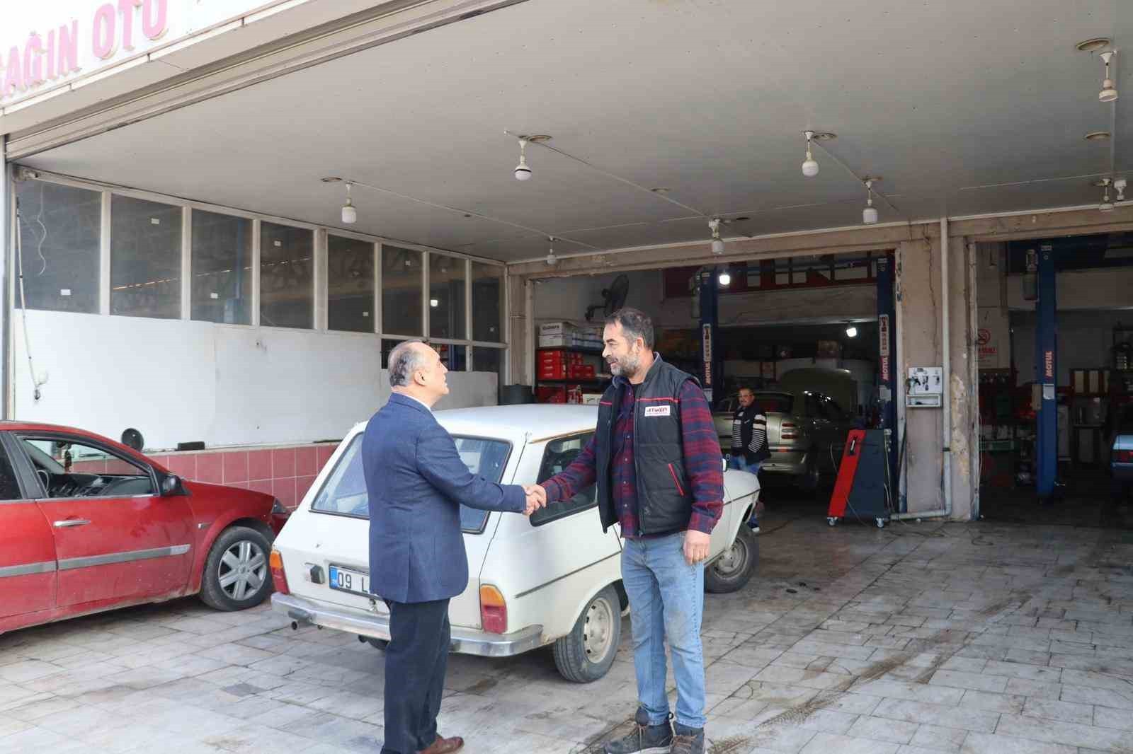 KAYMAKAM İLHAN, SANAYİ ESNAFININ SORUNLARINI DİNLEDİ