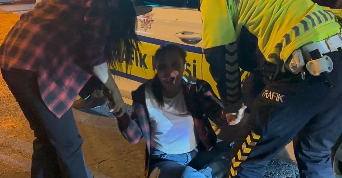 KAYSERİ’DE ALKOLLÜ YOLCU; ALKOLLÜ ARAÇ KULLANAN ARKADAŞI İFADEYE GİDİNCE POLİS EKİPLERİNE ZOR...