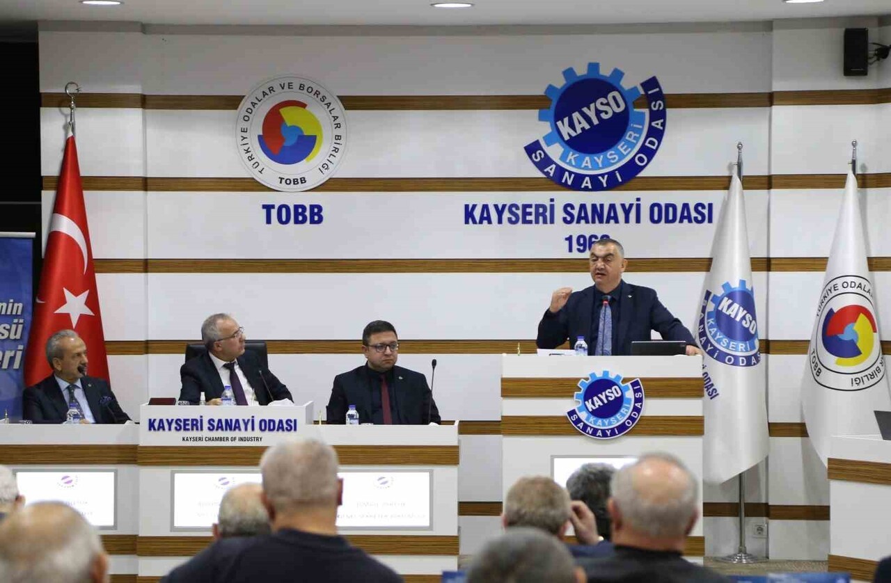 KAYSERİ SANAYİ ODASI (KAYSO) EYLÜL AYI OLAĞAN MECLİS TOPLANTISI; MECLİS BAŞKANI ABİDİN ÖZKAYA...