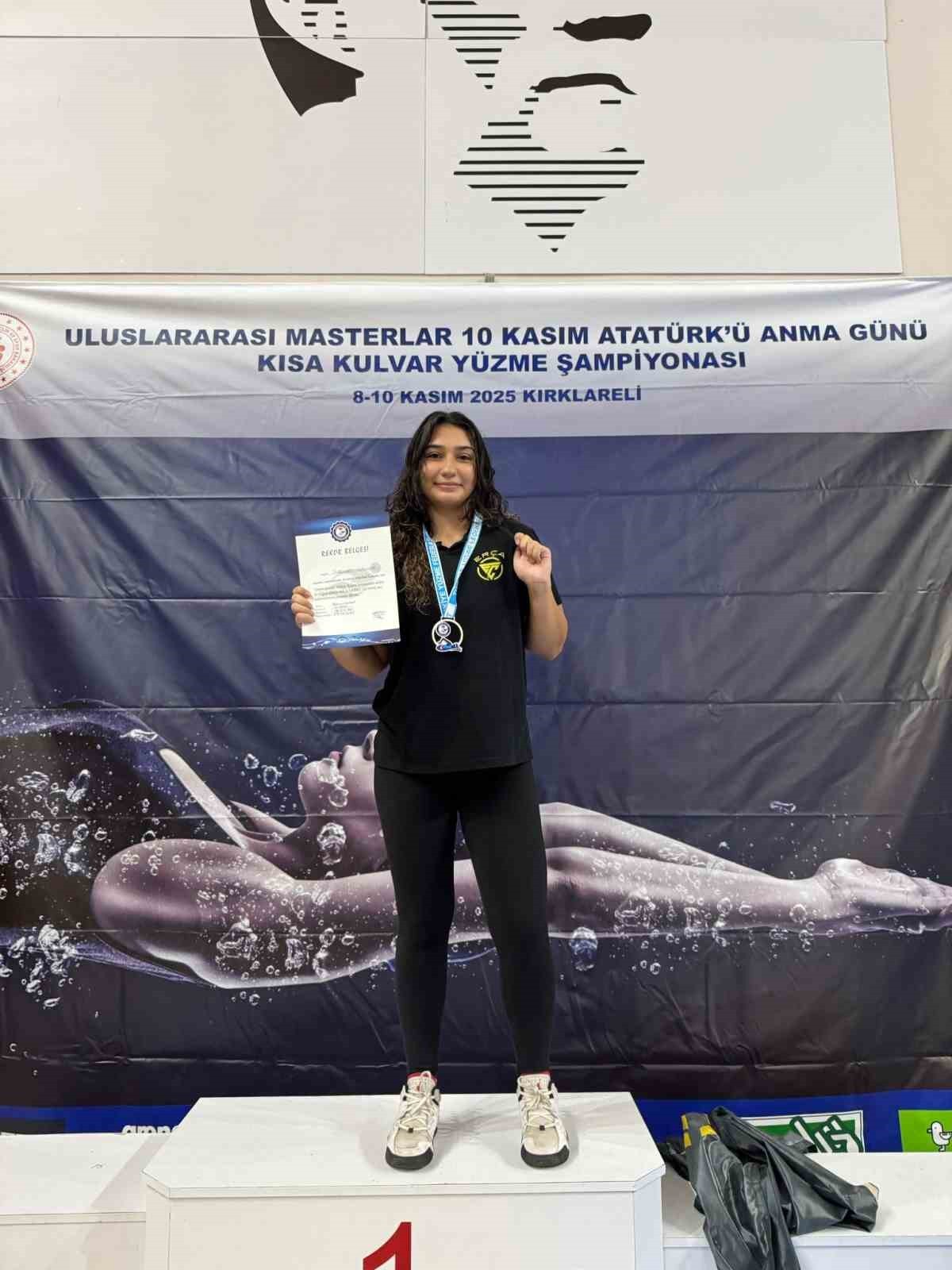 KAYSERİLİ SPORCU SUDENAS ÇAKMAK, KIRIKKALE’DE DÜZENLENEN ULUSLARARASI MASTERLAR 10 KASIM ATATÜRK’Ü...