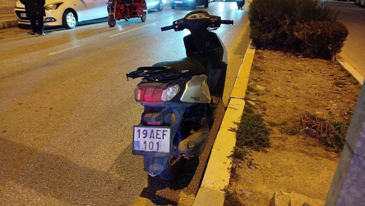 KAZAYA KARIŞAN MOTOSİKLET