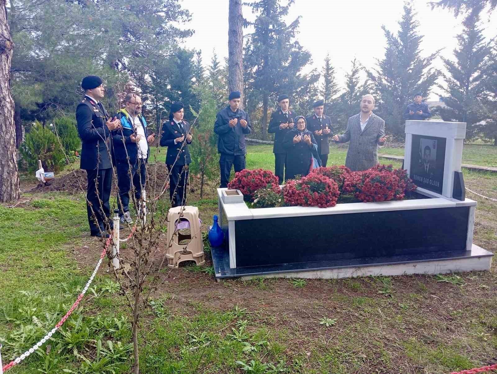 KIRKLARELİ'NİN BABAESKİ İLÇESİNDE, ŞEHİT JANDARMA ÜSTEĞMEN ERSAN YENİCİ, ŞEHADETİNİN...