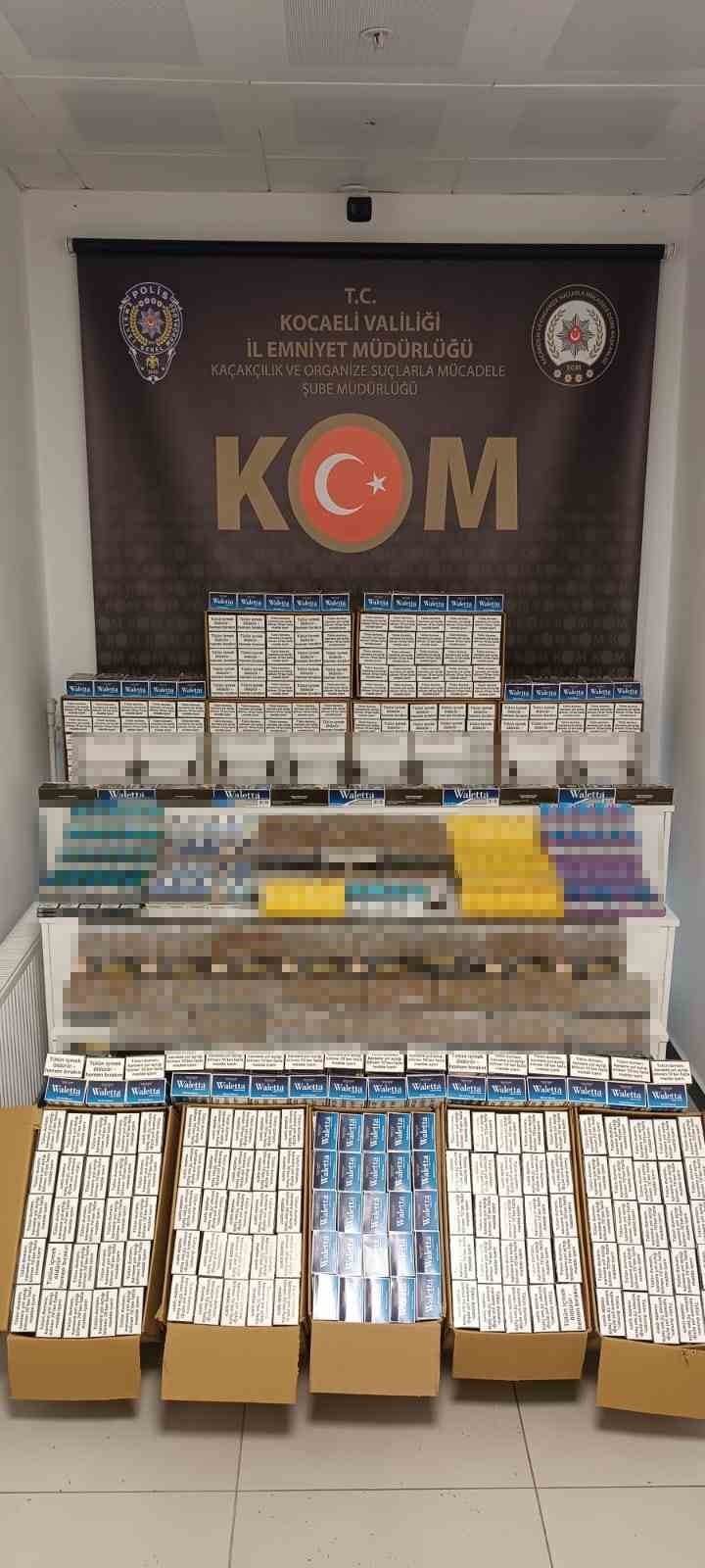 KOCAELİ EMNİYET MÜDÜRLÜĞÜ EKİPLERİNCE KAÇAKÇILIĞIN ÖNLENMESİNE YÖNELİK YÜRÜTÜLEN ÇALIŞMALAR...