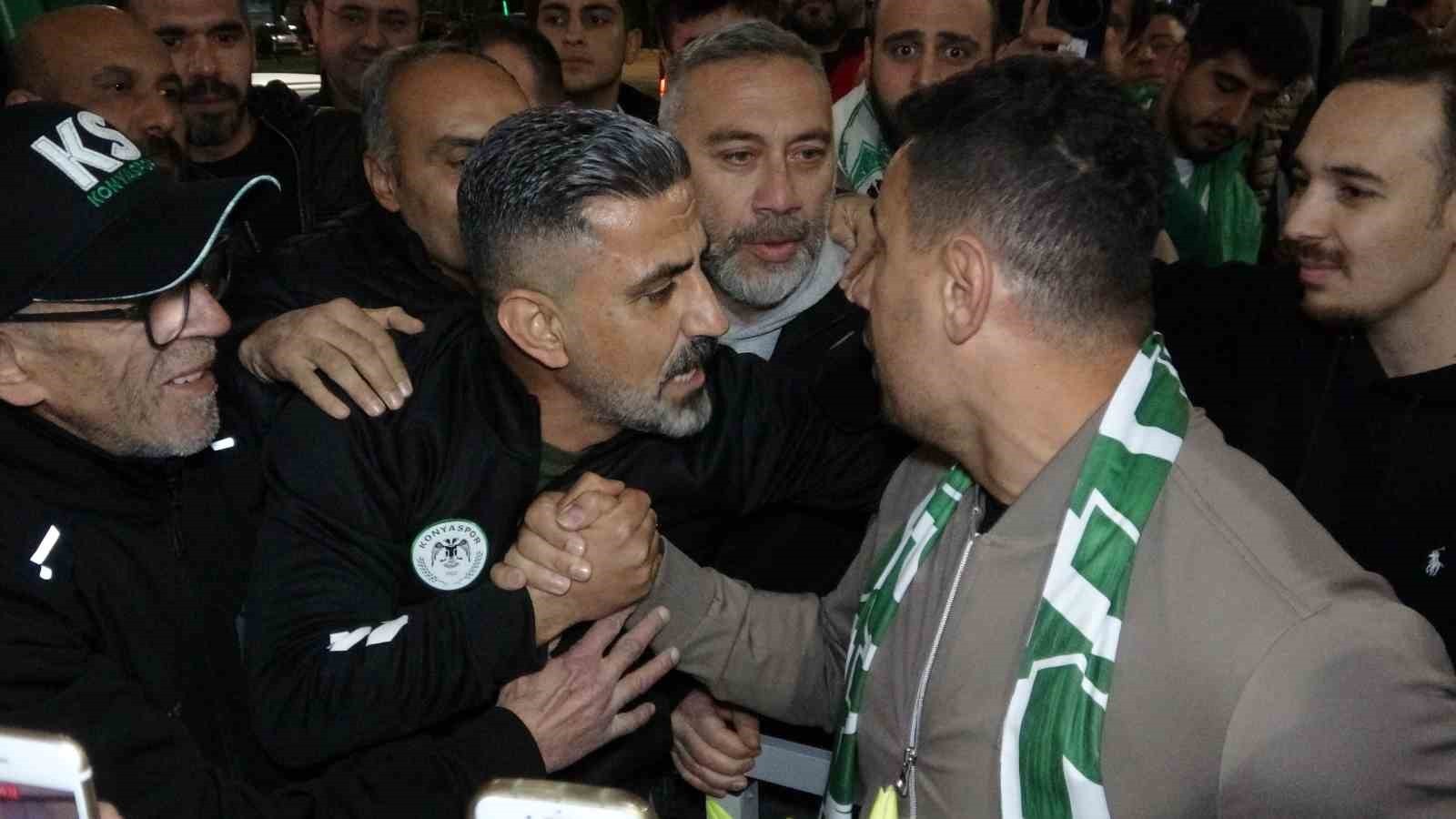 KONYASPOR’UN YENİ TEKNİK DİREKTÖRÜ ÇAĞDAŞ ATAN, KONYA'YA GELDİ.