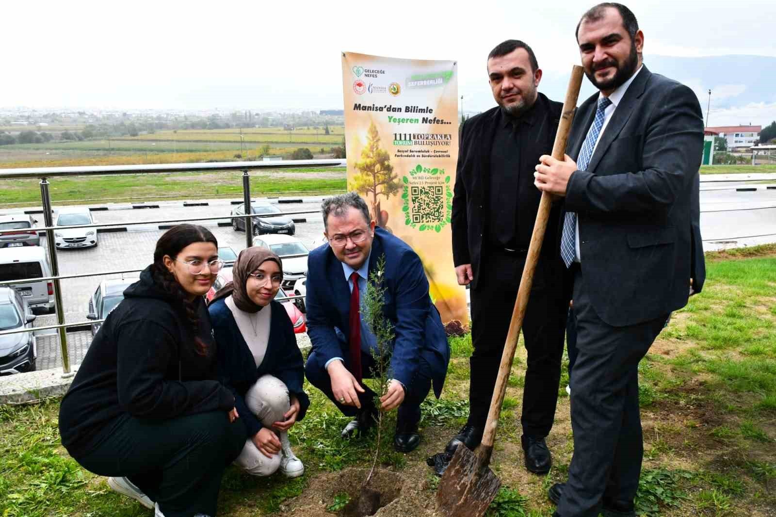 MANİSA CELAL BAYAR ÜNİVERSİTESİ (MCBÜ), 11 KASIM MİLLİ AĞAÇLANDIRMA GÜNÜ KAPSAMINDA BU YILIN ANA...