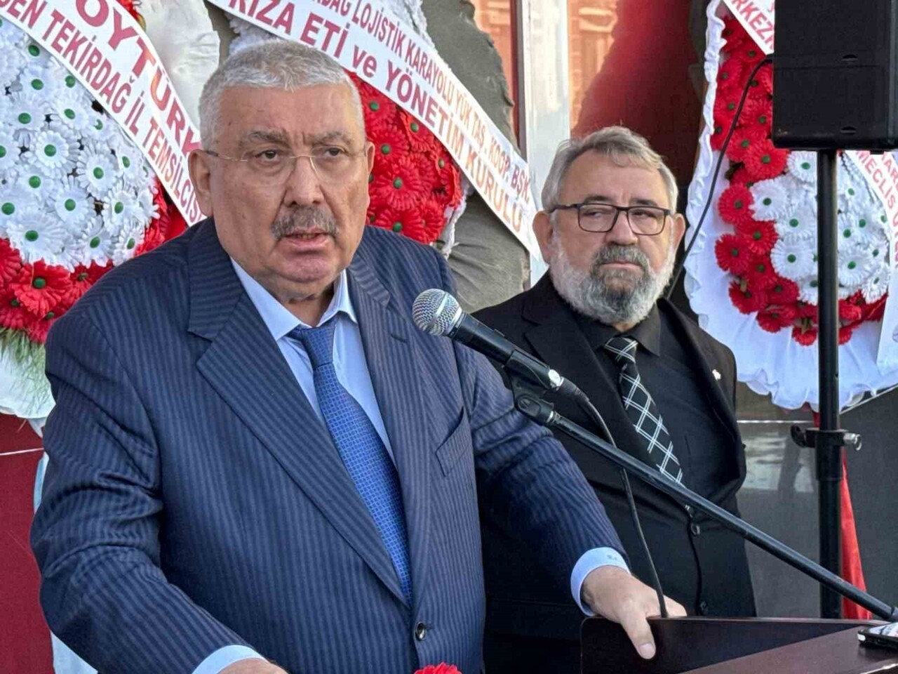 MİLLİYETÇİ HAREKET PARTİSİ GENEL BAŞKAN YARDIMCISI PROF. DR. EDİP SEMİH YALÇIN, PARTİ İL BİNASININ...