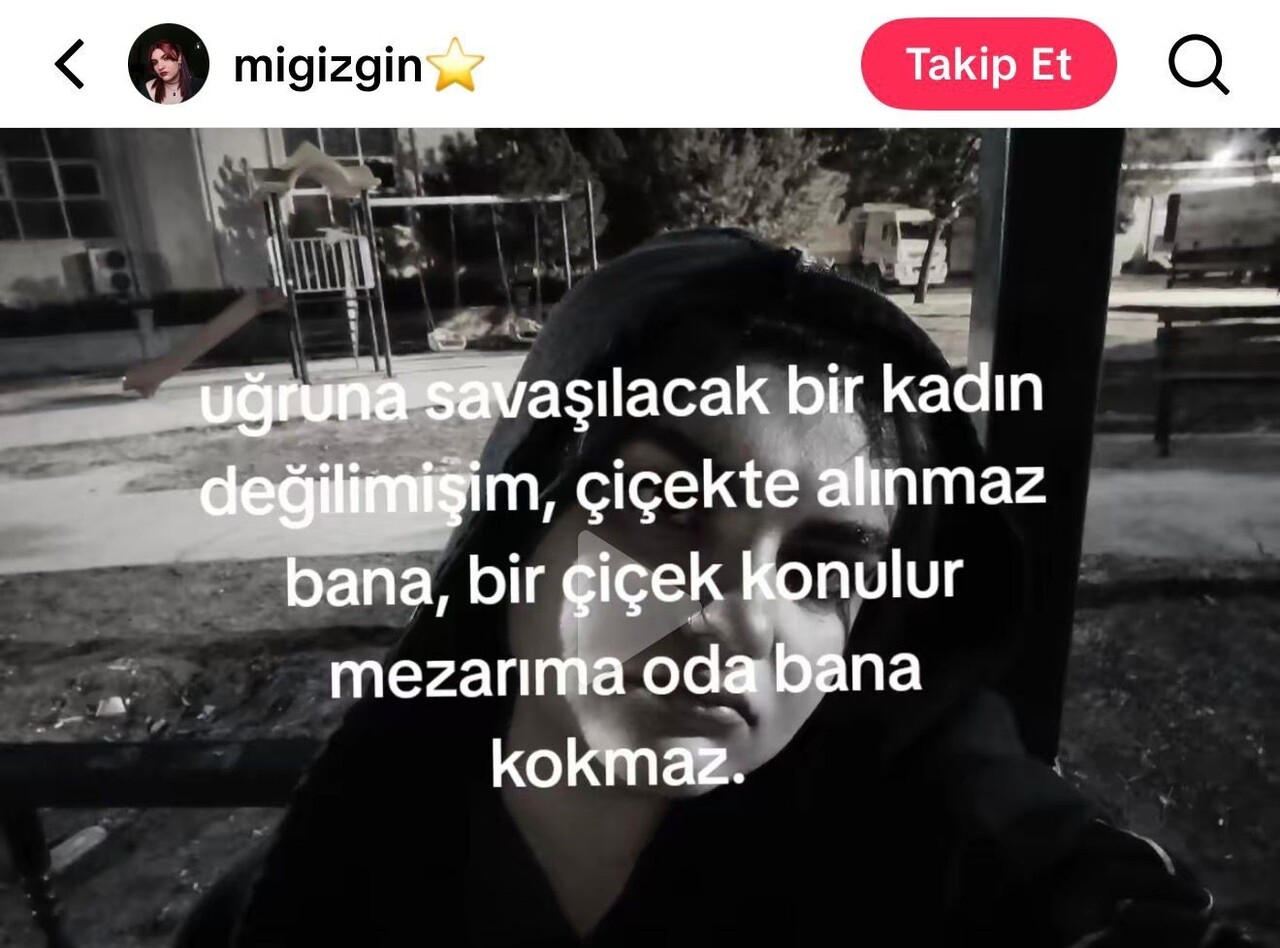 MİZGİN ERTEKİN'İN SOSYAL MEDYA PAYLAŞIMI