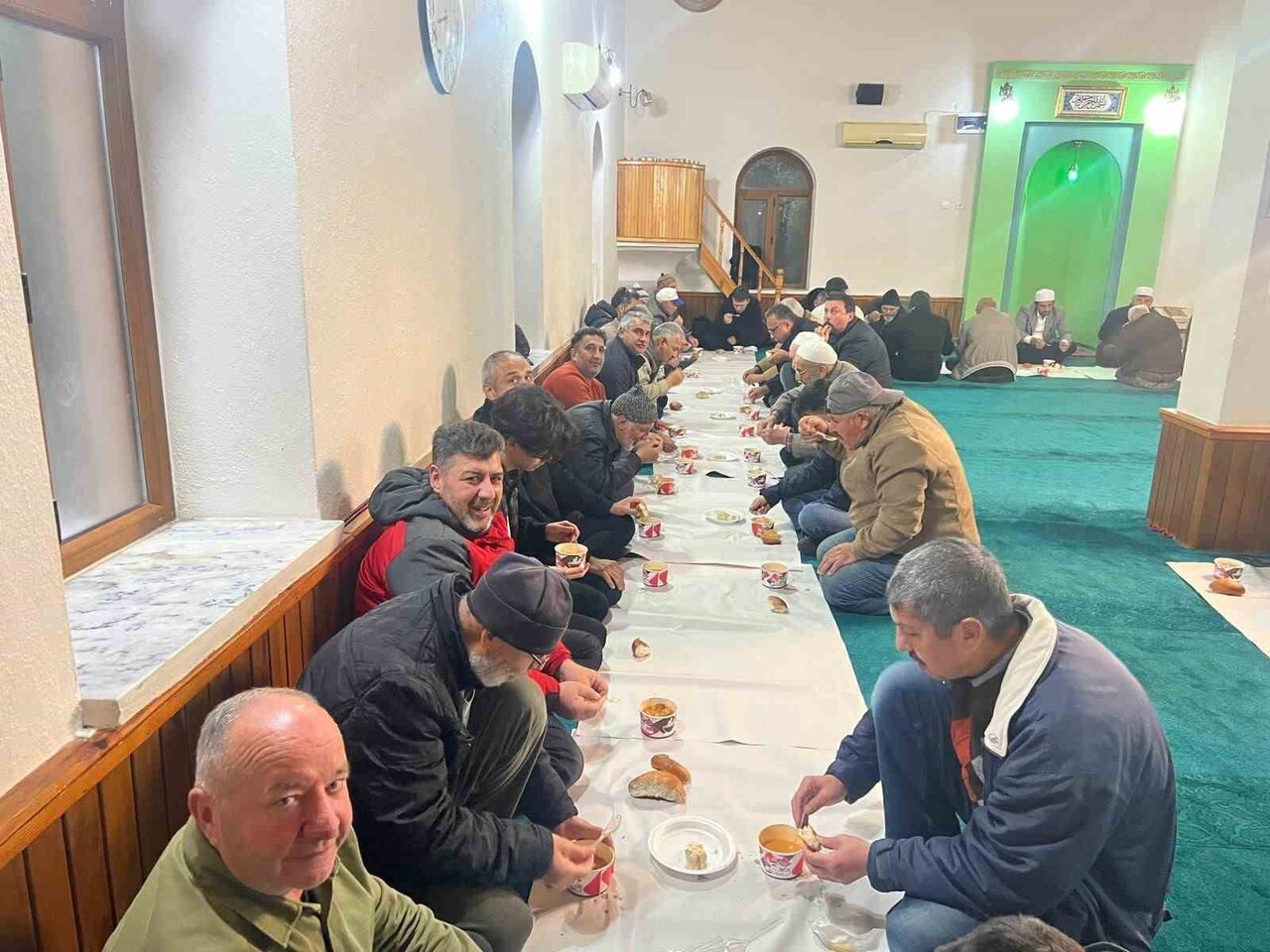 MUĞLA’NIN KÖYCEĞİZ İLÇESİ DÖĞÜŞBELEN MERKEZ CAMİİ’NDE SABAH NAMAZI BULUŞMASI...