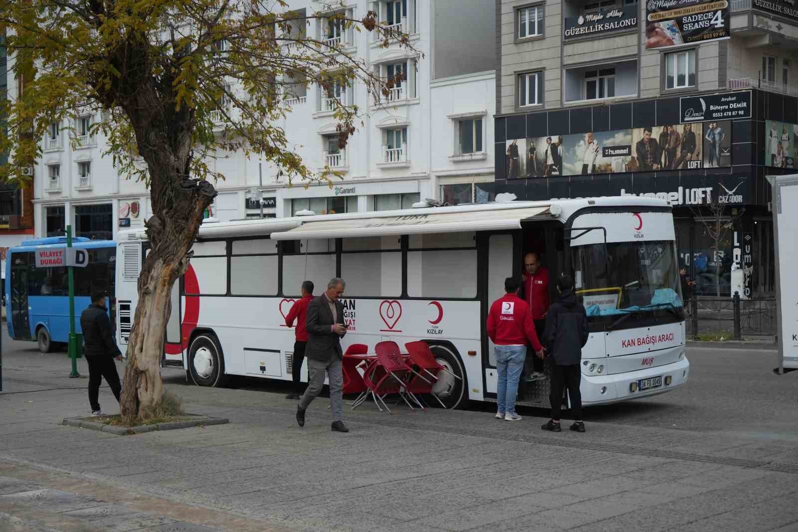 MUŞ’TA TÜRK KIZILAY TARAFINDAN SÜRDÜRÜLEN KAN BAĞIŞI KAMPANYASI ARALIKSIZ DEVAM EDERKEN, KENTTE...