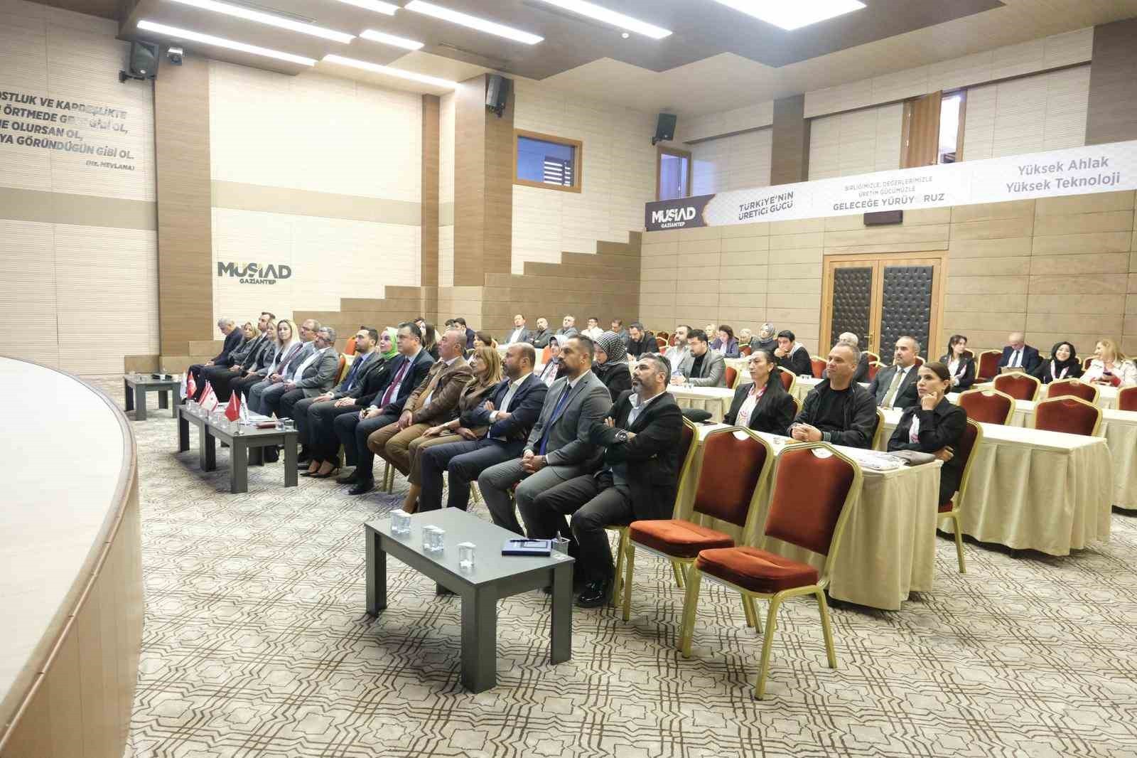 MÜSİAD GAZİANTEP ŞUBESİ TARAFINDAN, ULUSLARARASI KALKINMA TOPLUM VE DÜŞÜNCE DERNEĞİ (KATODER) İŞ...