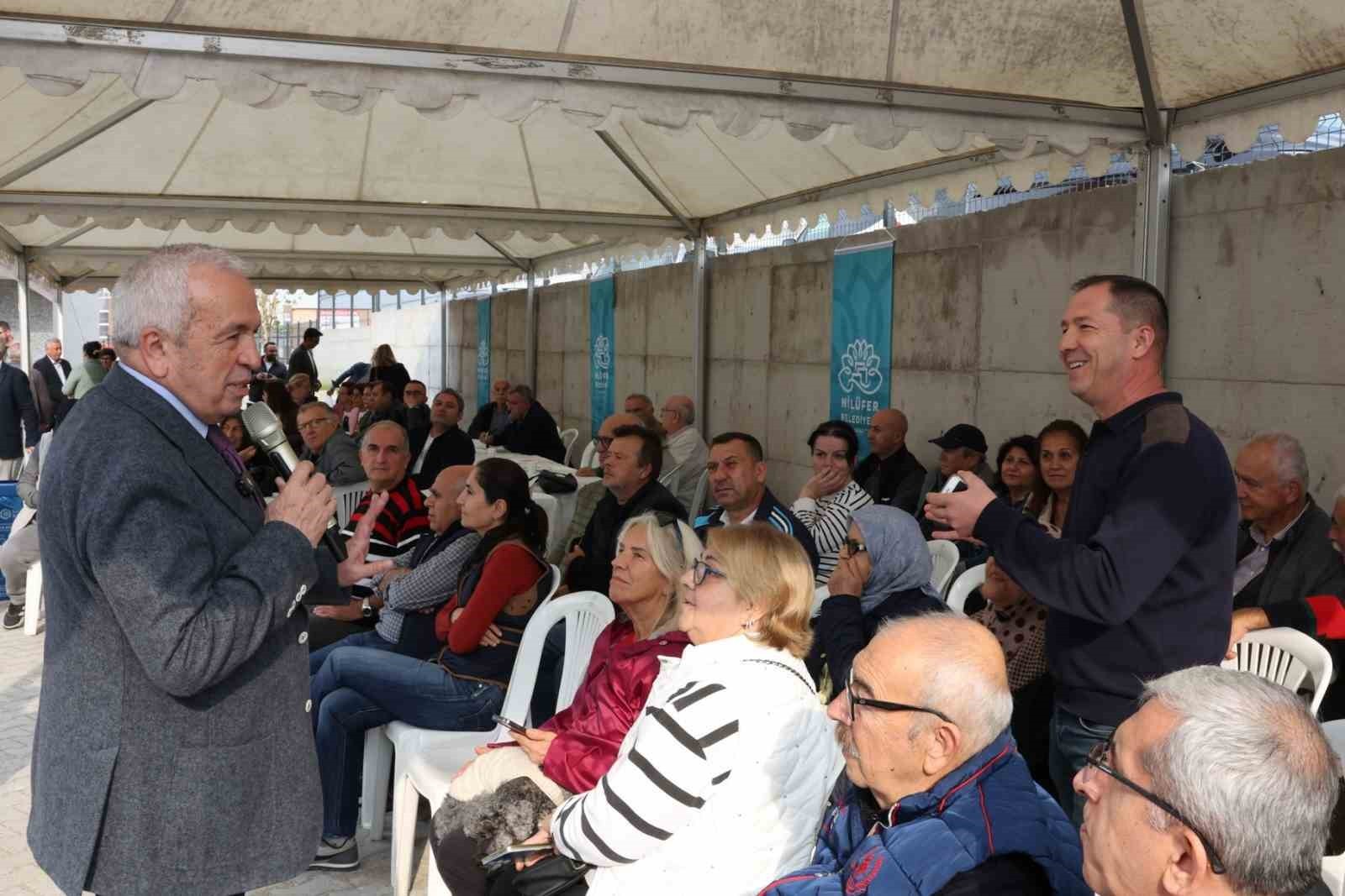 NİLÜFER BELEDİYE BAŞKANI ŞADİ ÖZDEMİR, "ŞADİ BAŞKAN MAHALLENDE SÖZ SENDE" PROGRAMI KAPSAMINDA 30...