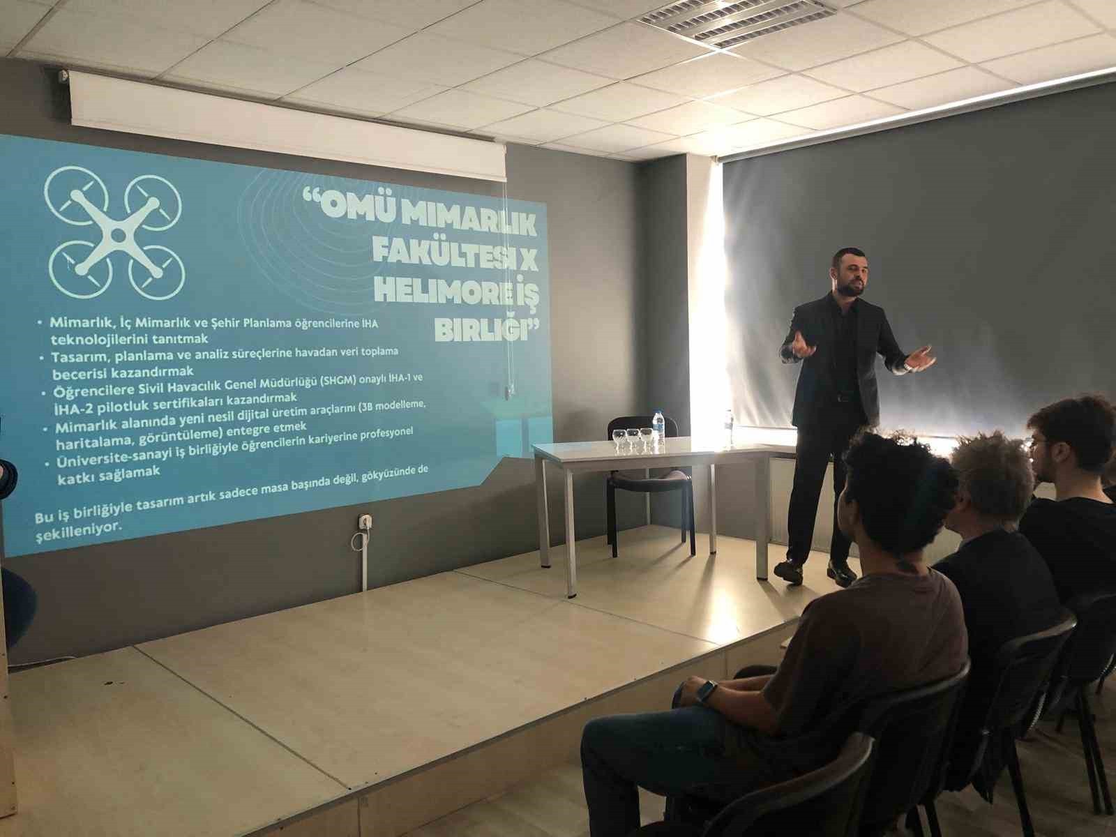 ONDOKUZ MAYIS ÜNİVERSİTESİ (OMÜ) MİMARLIK FAKÜLTESİ, İNSANSIZ HAVA ARACI (İHA) TEKNOLOJİLERİNİN...