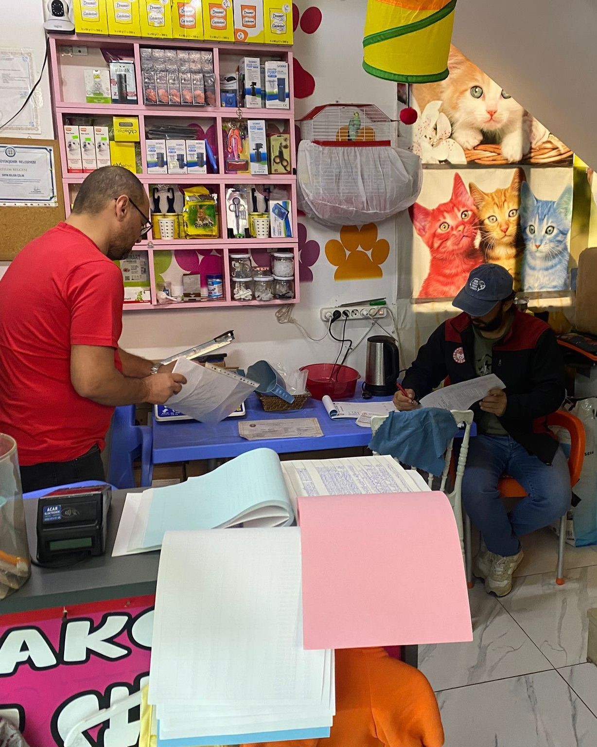 ORTACA’DA EV VE SÜS HAYVANI SATIŞ YERLERİNDEN DENETİM