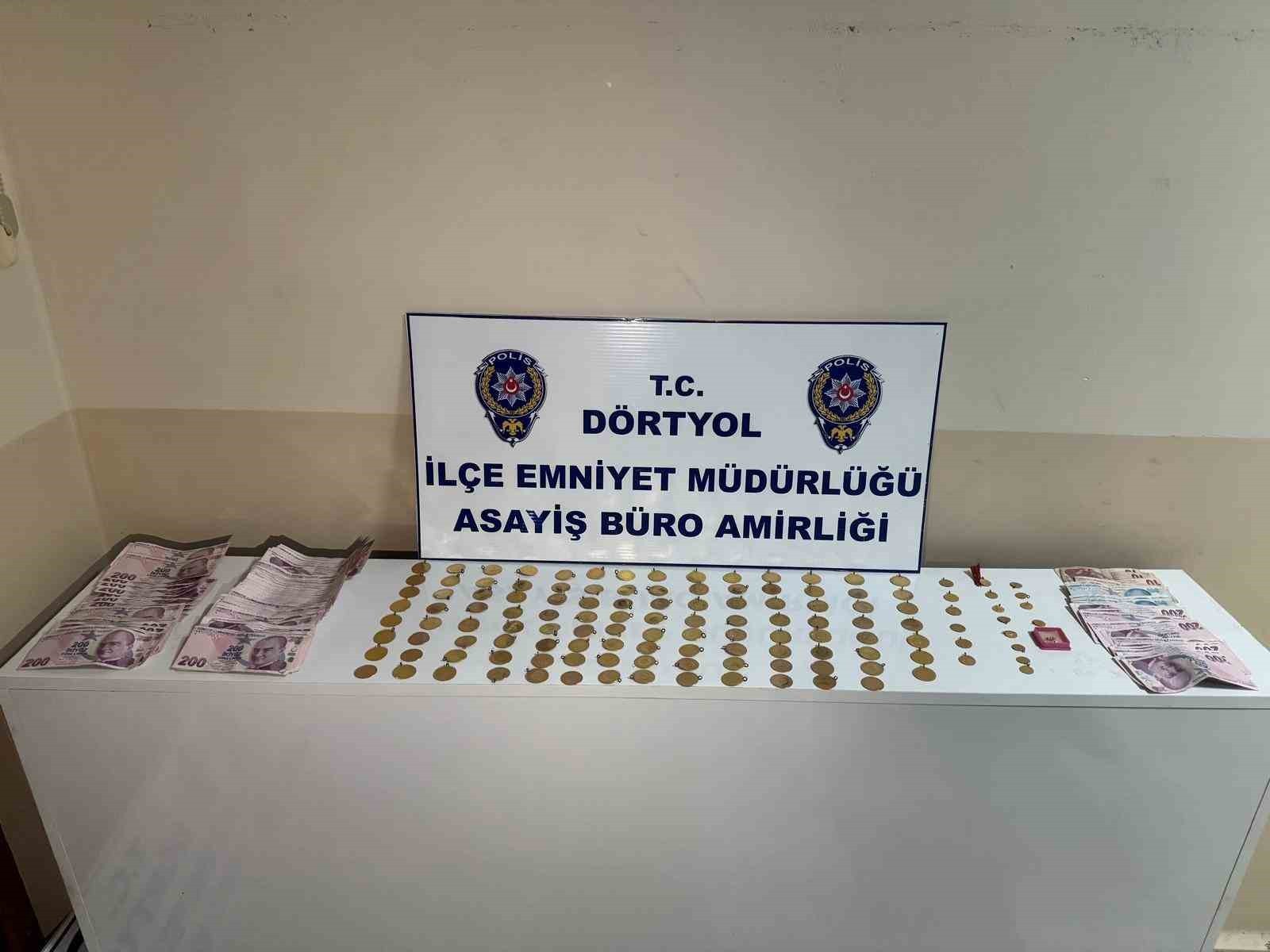 POLİS EKİPLERİNİN ÇALIŞMASI NETİCESİNDE 5 MİLYON TL DEĞERİNDE PARA VE ALTIN ELE...