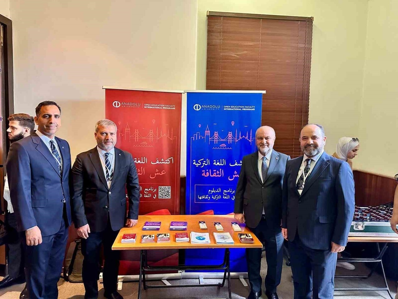 ŞAM ÜNİVERSİTESİ'NDE DÜZENLENEN TANITIM VE İŞ BİRLİĞİ ETKİNLİĞİNE KATILAN ANADOLU ÜNİVERSİTESİ...