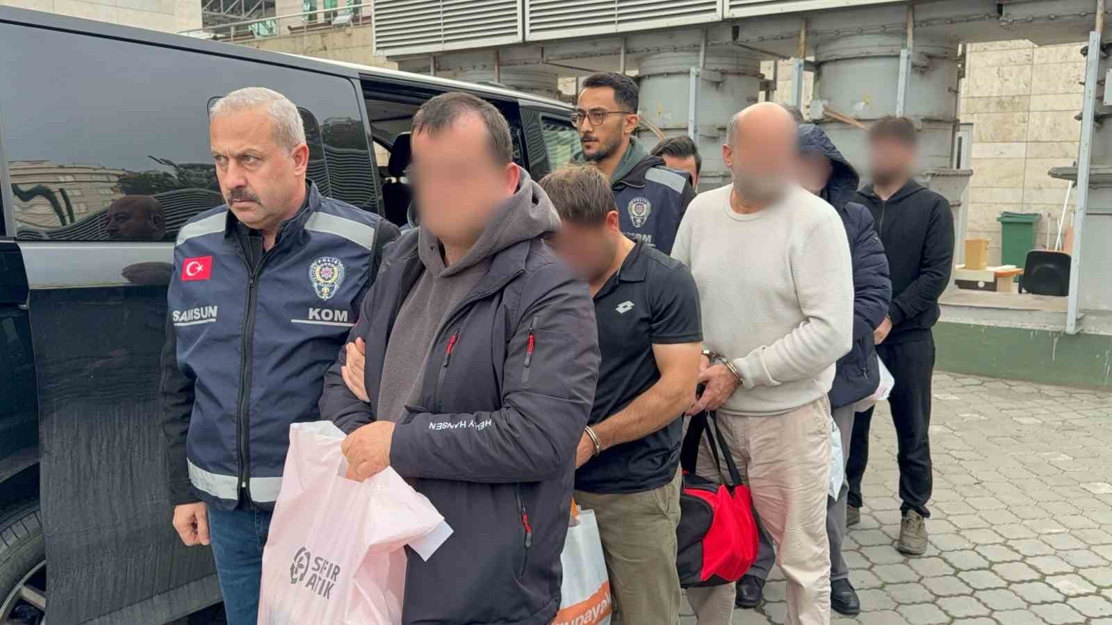 SAMSUN'DA FETÖ'NÜN YENİ YAPILANMASINA YÖNELİK DÜZENLENEN EŞ ZAMANLI OPERASYONDA GÖZALTINA ALINAN...