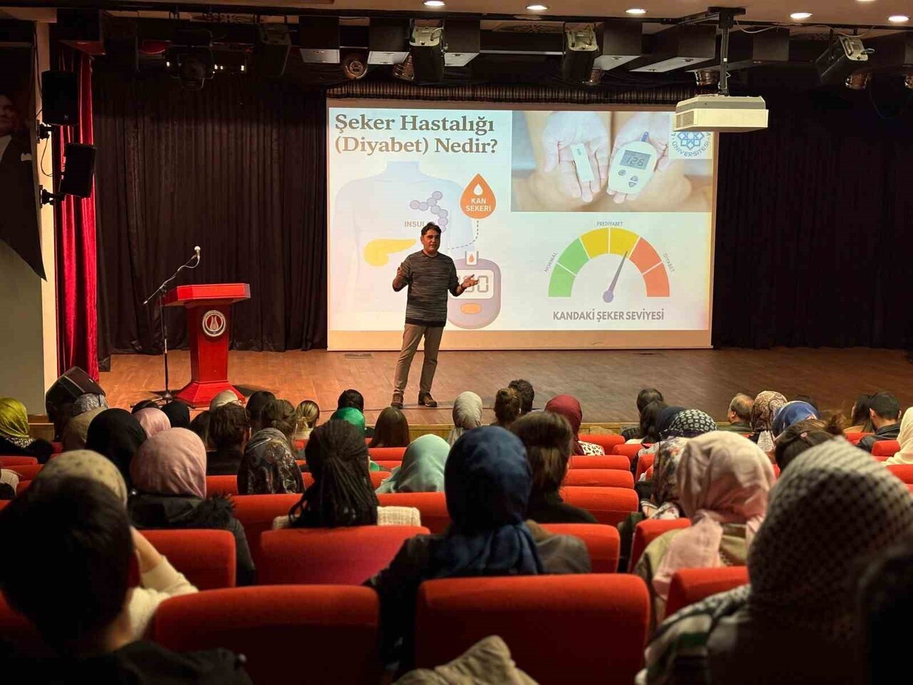 SİNCAN BELEDİYESİ TARAFINDAN LALE KONFERANS SALONU’NDA DİYABET VE AKCİĞER KANSERİ FARKINDALIK...