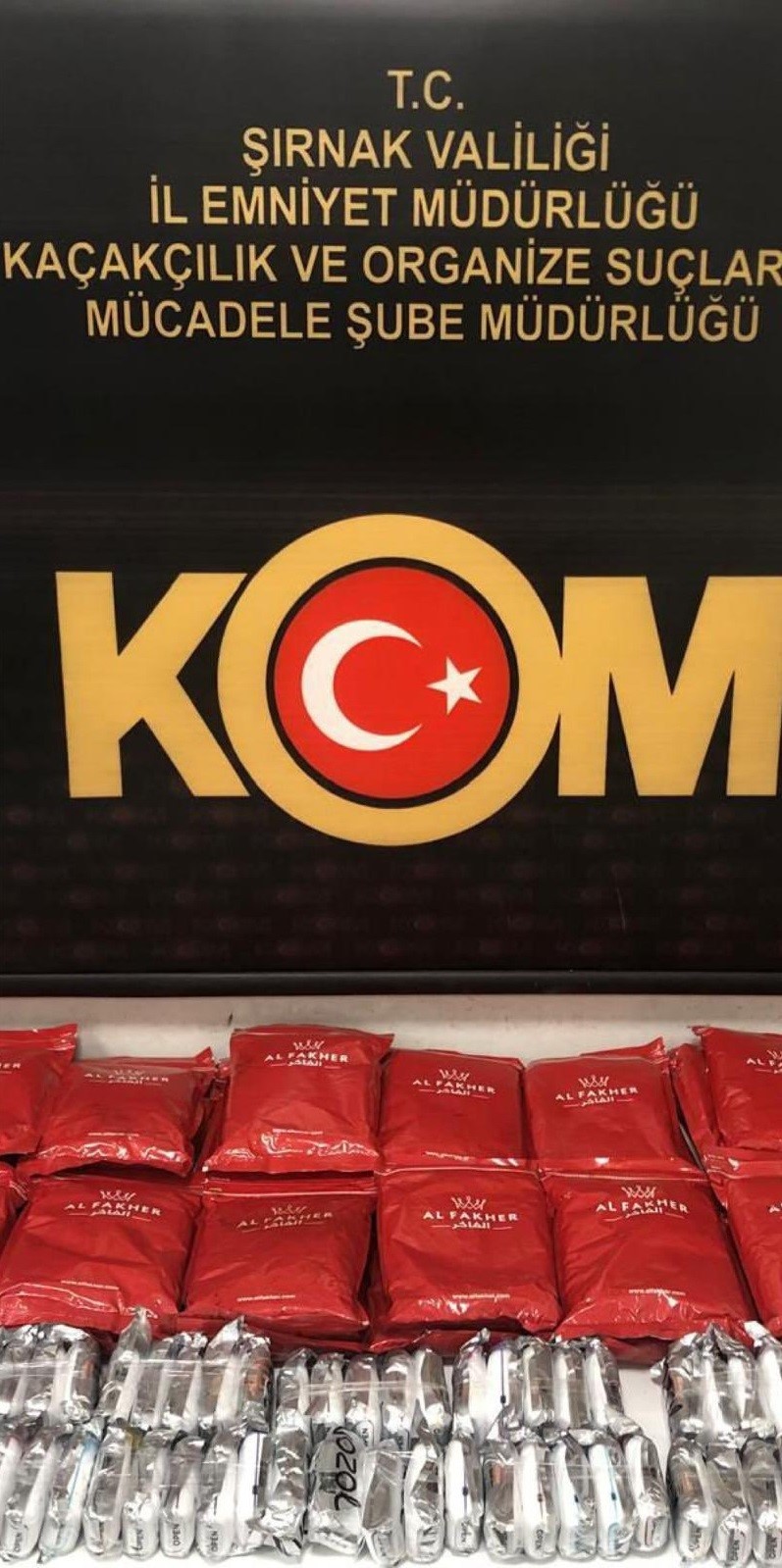 ŞIRNAK’TA KAÇAKÇILIK SUÇLARIYLA MÜCADELE KAPSAMINDA DÜZENLENEN OPERASYONLARDA PİYASA DEĞERİ...