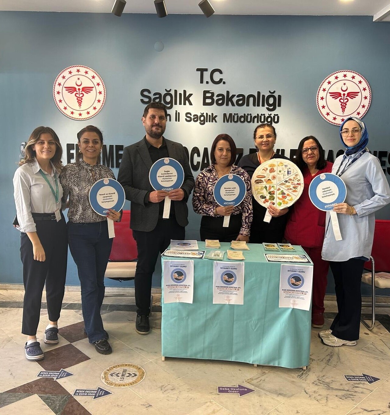 SÖKE DEVLET HASTANESİNDE DİYABET STANDI