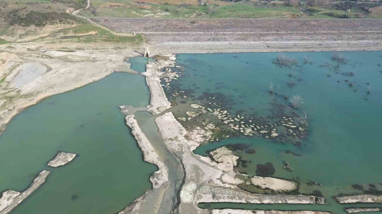 SÜLEYMANPAŞA’NIN İÇME SUYUNUN ÖNEMLİ KAYNAĞI OLAN NAİP BARAJINDA SU SEVİYESİ ÖLÜ HACMİN ALTINA...