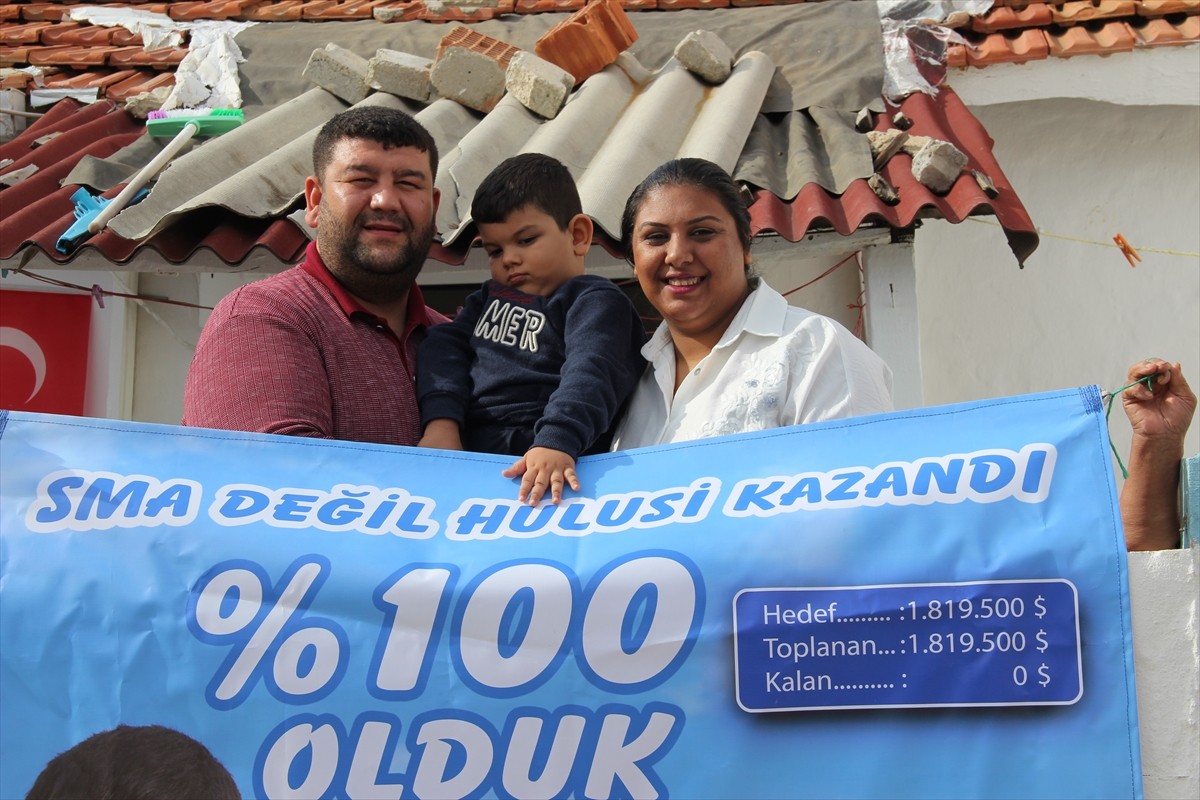 Tekirdağ'da SMA hastası 3,5 yaşındaki Hulusi Sert için yürütülen kampanya tamamlandı. Kampanyanın...