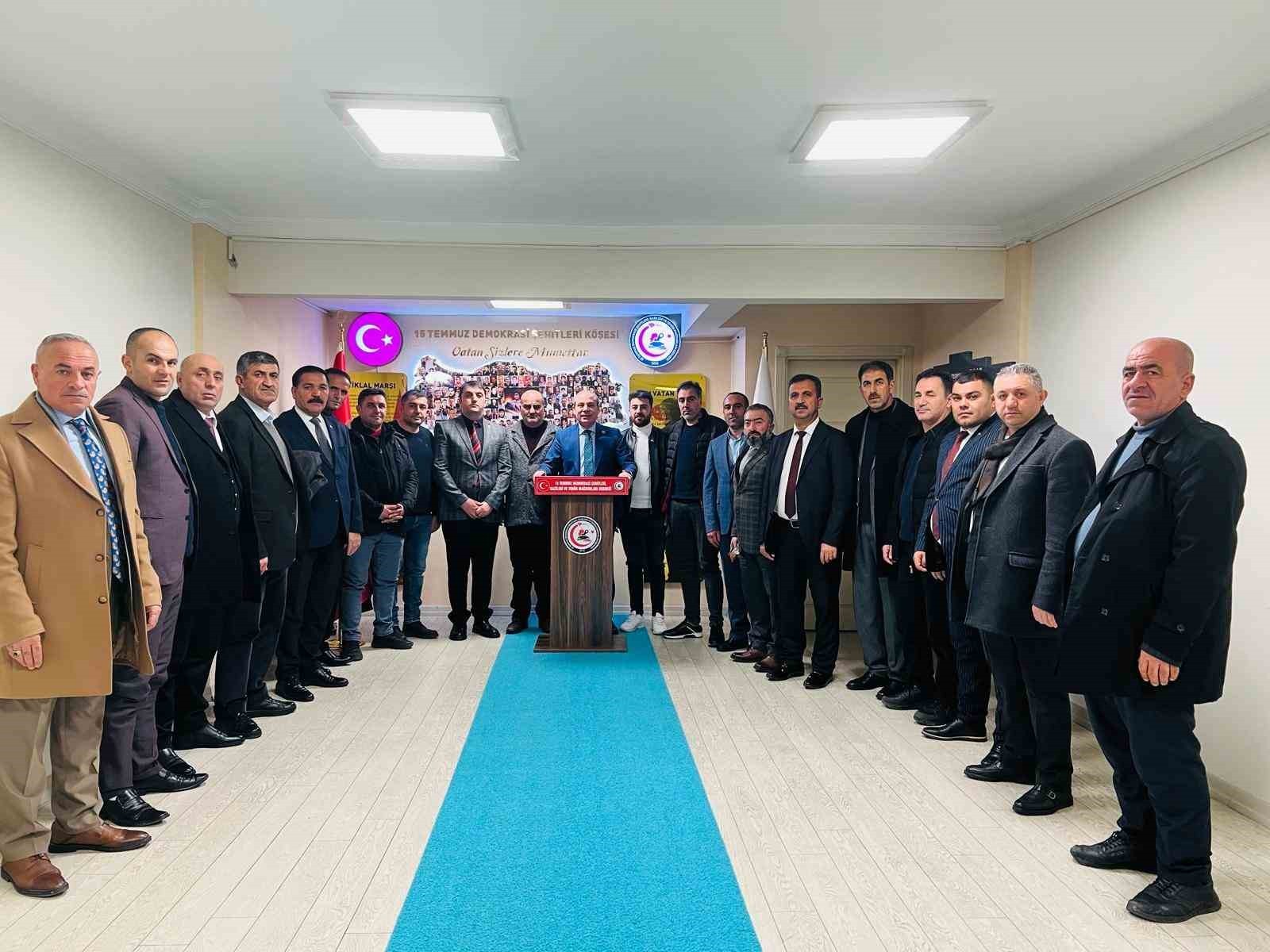 TERÖR GAZİSİ VE 15 TEMMUZ DEMOKRASİ ŞEHİTLERİ, GAZİLERİ VE TERÖR MAĞDURLARI DERNEĞİ GENEL BAŞKANI...