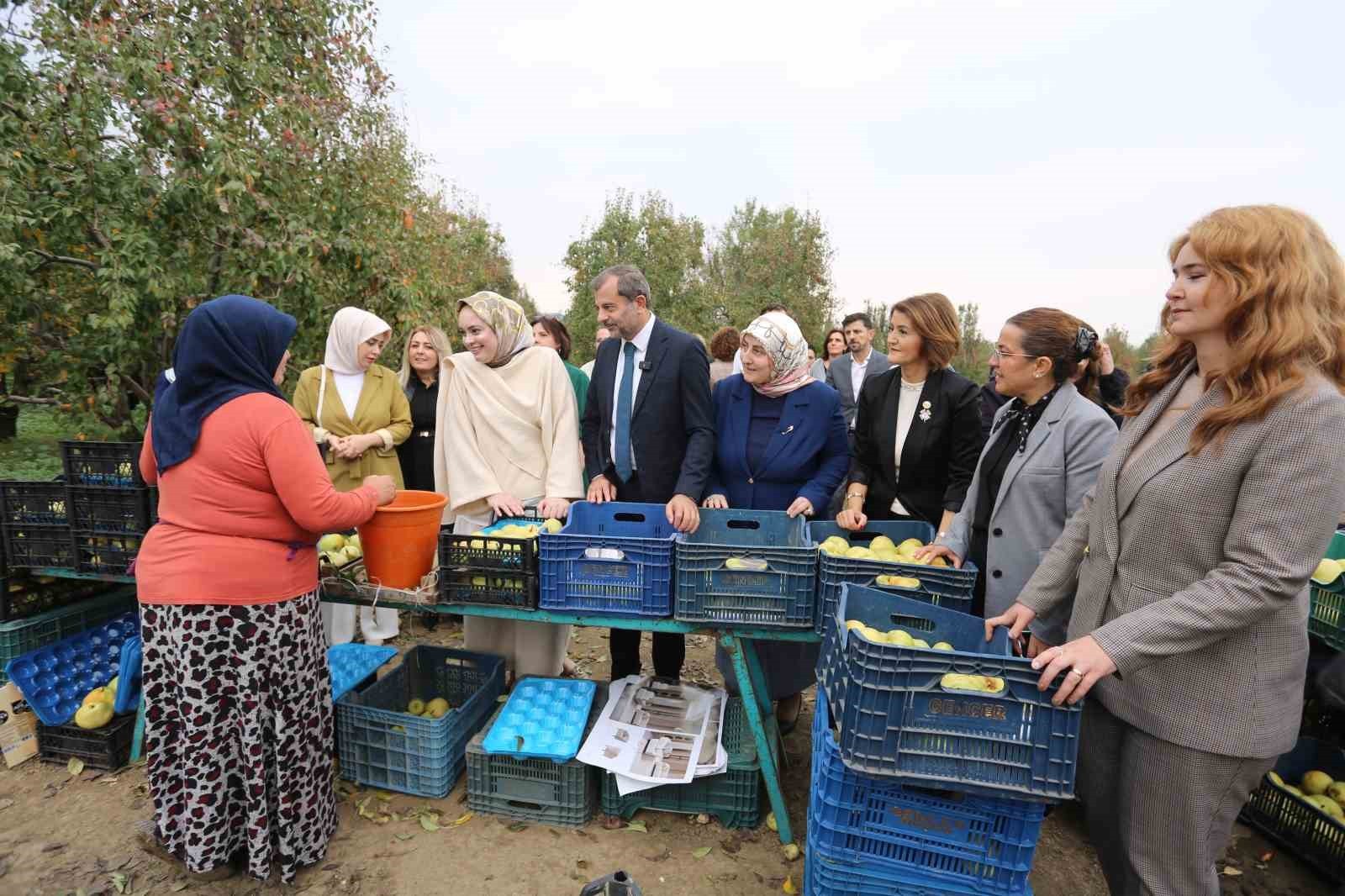 TOPUKLU AYAKKABILI İŞ KADINLARIYLA ŞALVARLI KÖYLÜ KADINLARI AYNI TARLADA AYNI HEDEF İÇİN...