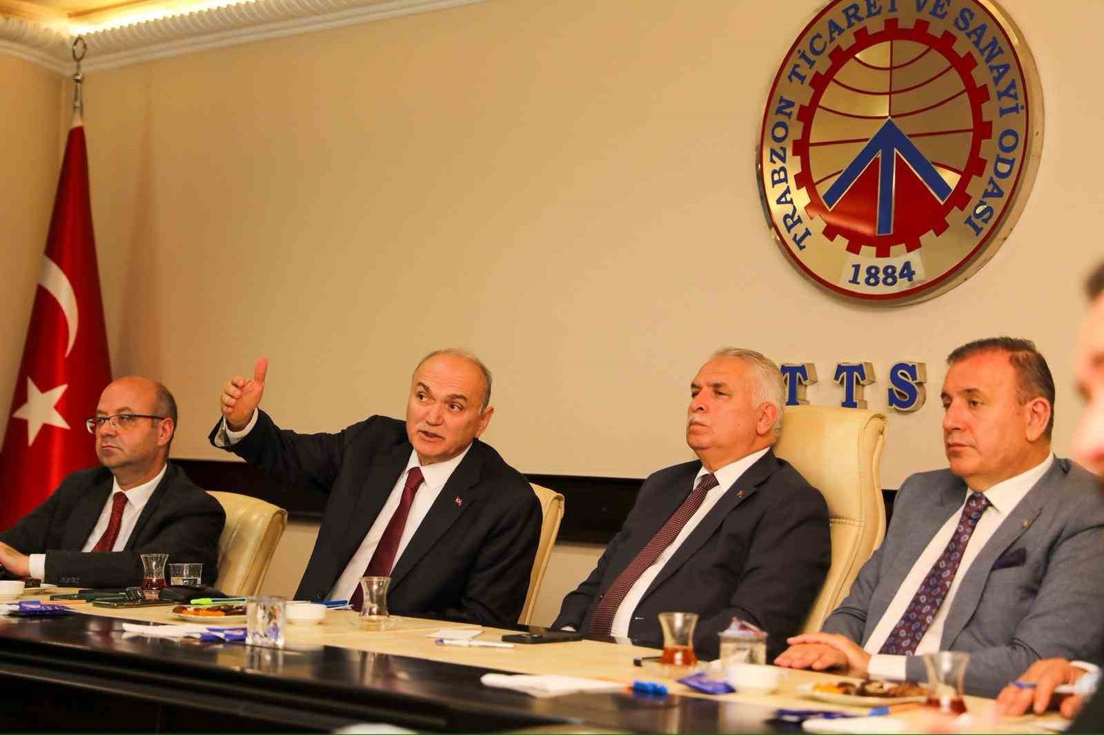 TRABZON YATIRIM ADASI ENDÜSTRİ BÖLGESİ DEĞERLENDİRME TOPLANTISI’NDA KONUŞAN BAŞKAN ÖZLÜ; BİLİM...