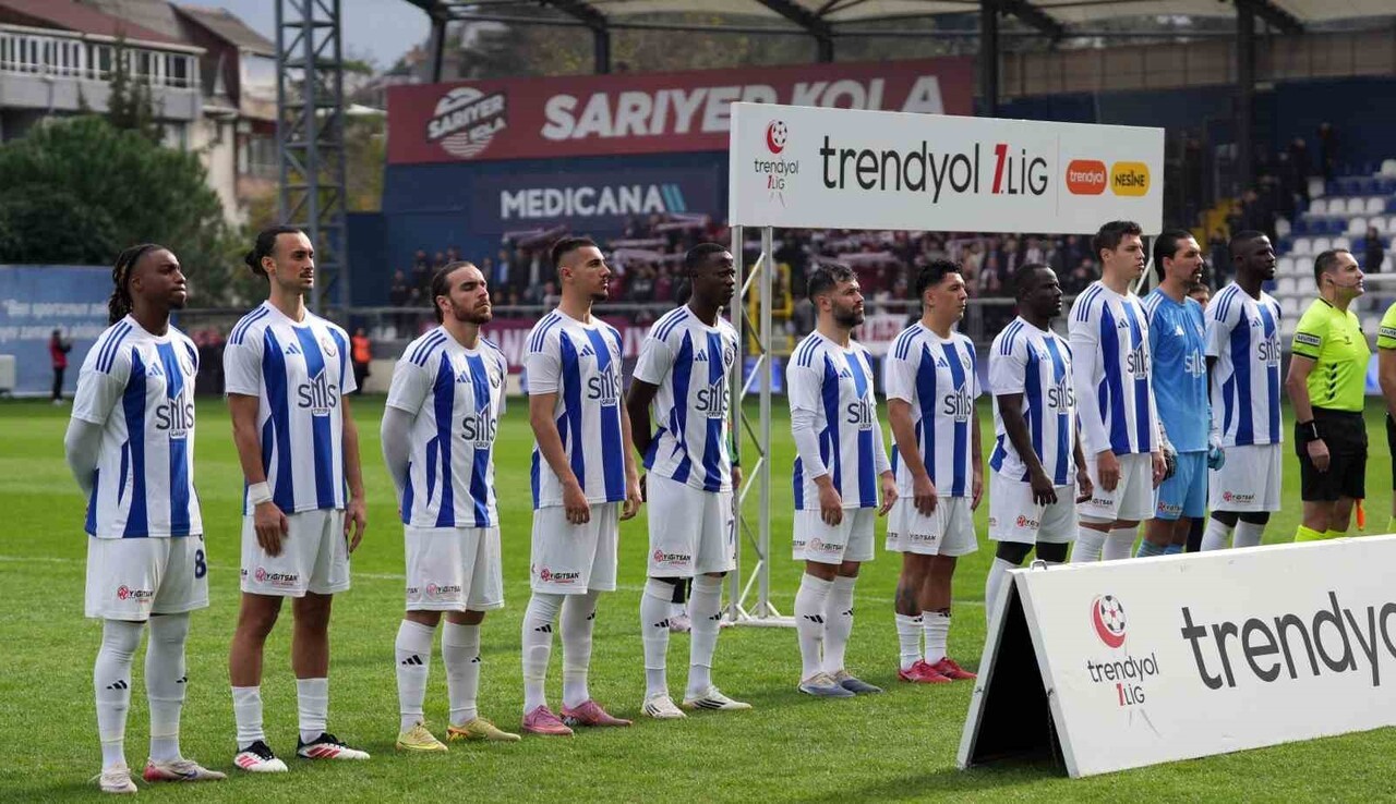 TRENDYOL 1. LİG’İN 15. HAFTASINDA SARIYER, SAHASINDA KARŞILAŞTIĞI BANDIRMASPOR’U 1-0 MAĞLUP...