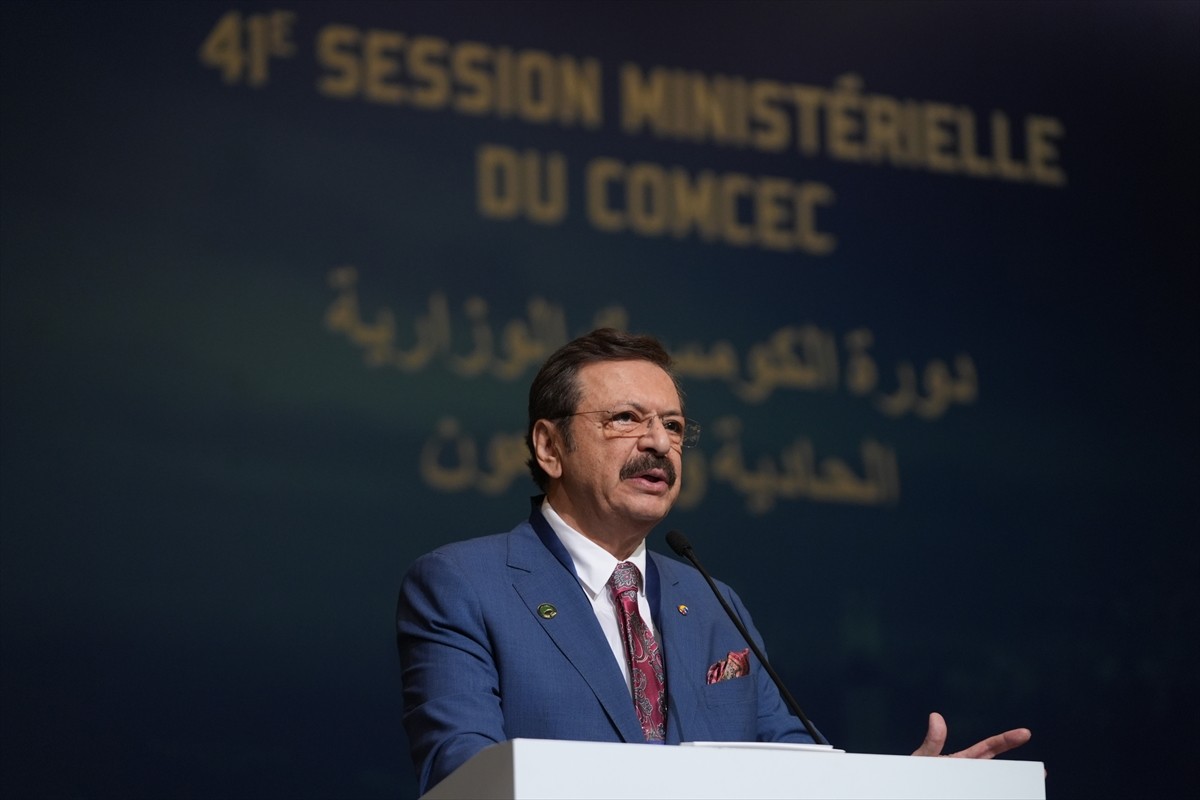 Türkiye Odalar ve Borsalar Birliği (TOBB) Başkanı Rifat Hisarcıklıoğlu, İslam İşbirliği Teşkilatı...