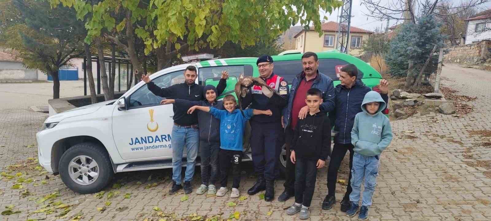 YOZGAT'IN SORGUN İLÇESİNDE BULUNAN YARALI KIZIL ŞAHİN KORUMA ALTINA ALINDI.