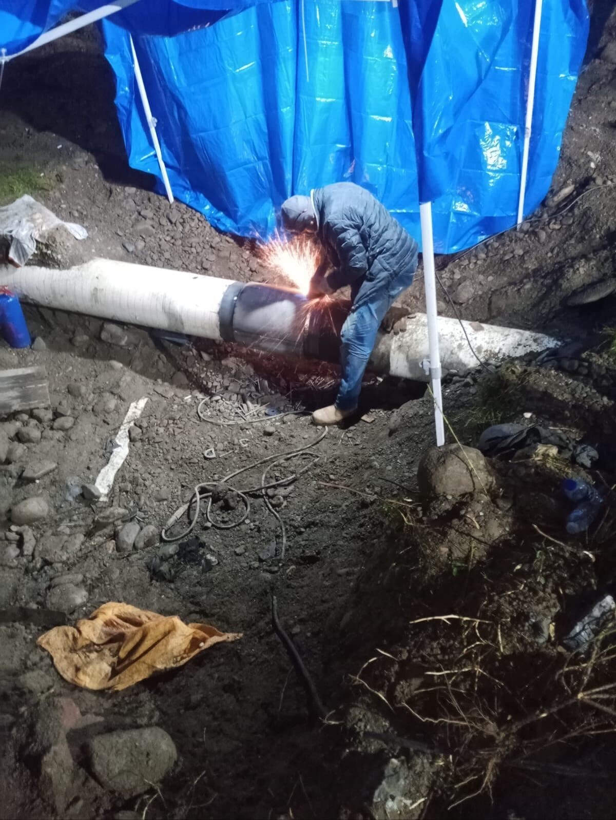 ZONGULDAK (İHA) - BOTAŞ, ZONGULDAK’A DOĞAL GAZ ARZI SAĞLAYAN BORU HATTINDA 22 KASIM AKŞAM...