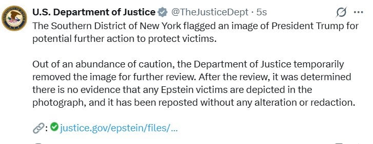 ABD’DEN EPSTEİN DOSYALARINA SANSÜR ELEŞTİRİLERİNE YANIT