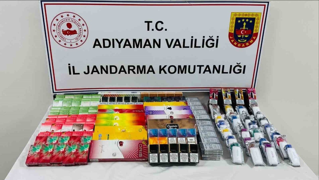 ADIYAMAN’DA KAÇAK SİGARA OPERASYONU: 1 GÖZALTI