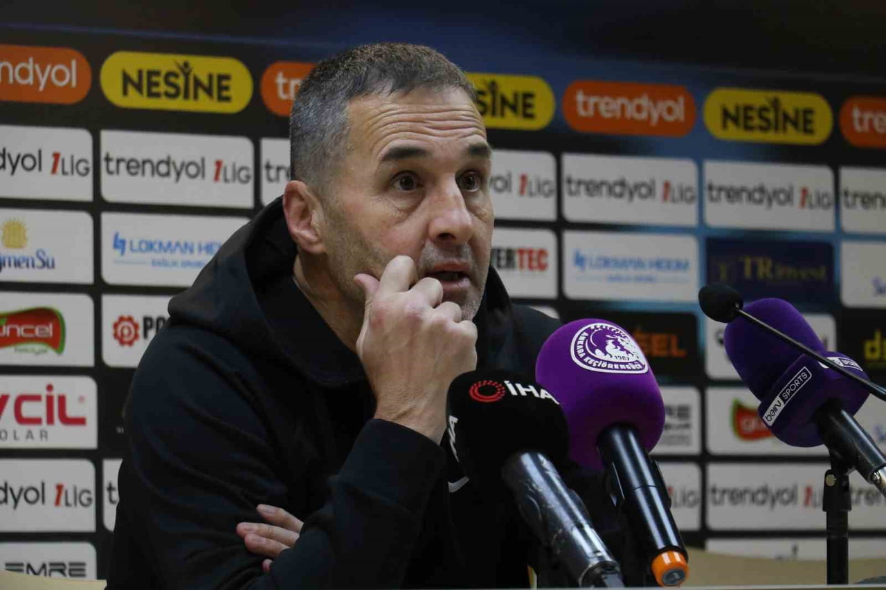 ANKARA KEÇİÖRENGÜCÜ TEKNİK DİREKTÖRÜ YALÇIN KOŞUKAVAK, ÜMRANİYESPOR MÜSABAKASININ ARDINDAN...